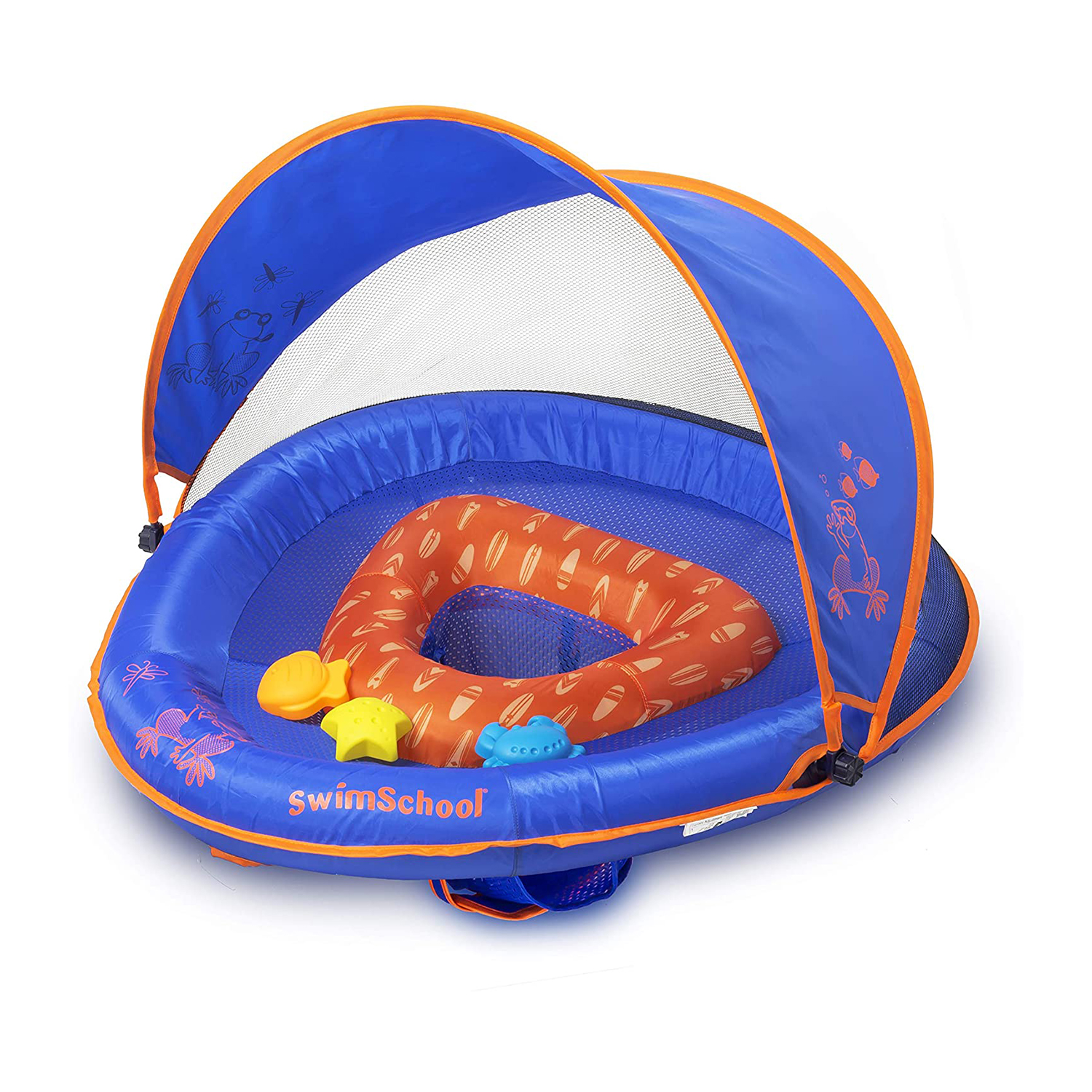 SwimSchool Baby Boat Splash and Play Float with Adjustable Safety Seat