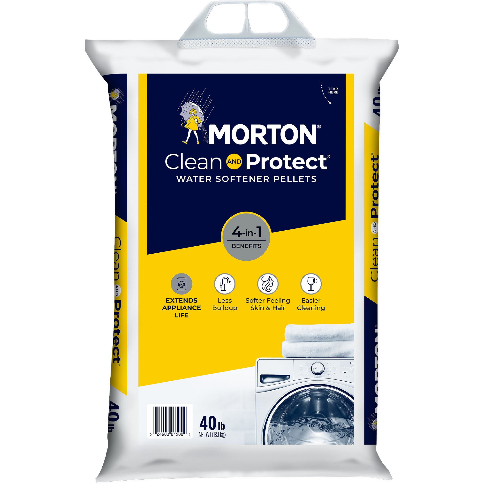 F125000000G Morton Salt Clean And Protect Sodium Chloride Phosphate 