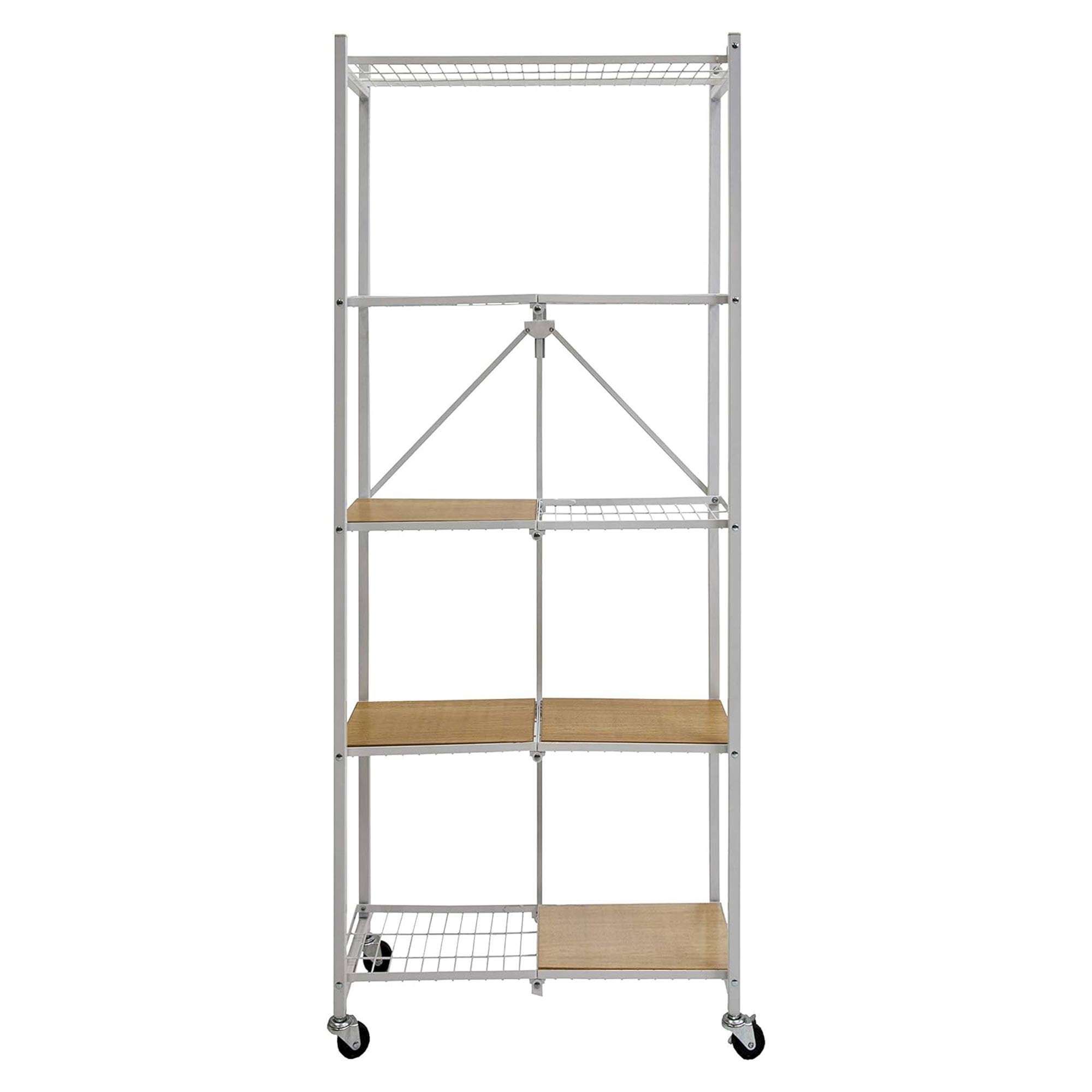 Origami 2 Pack RPR Series 5 Shelf Steel Rack Unit Holds up to 100 Pounds, White - Picture 9 of 12