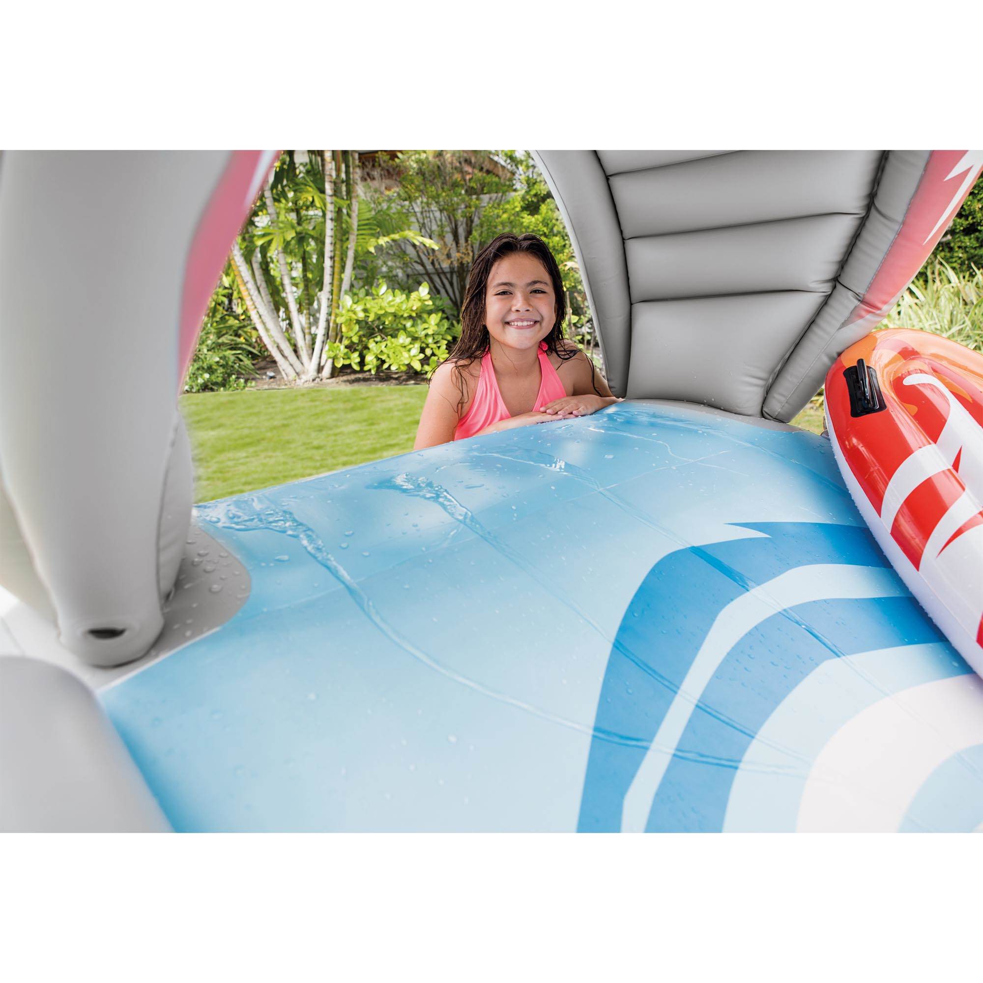 intex surf n slide shark