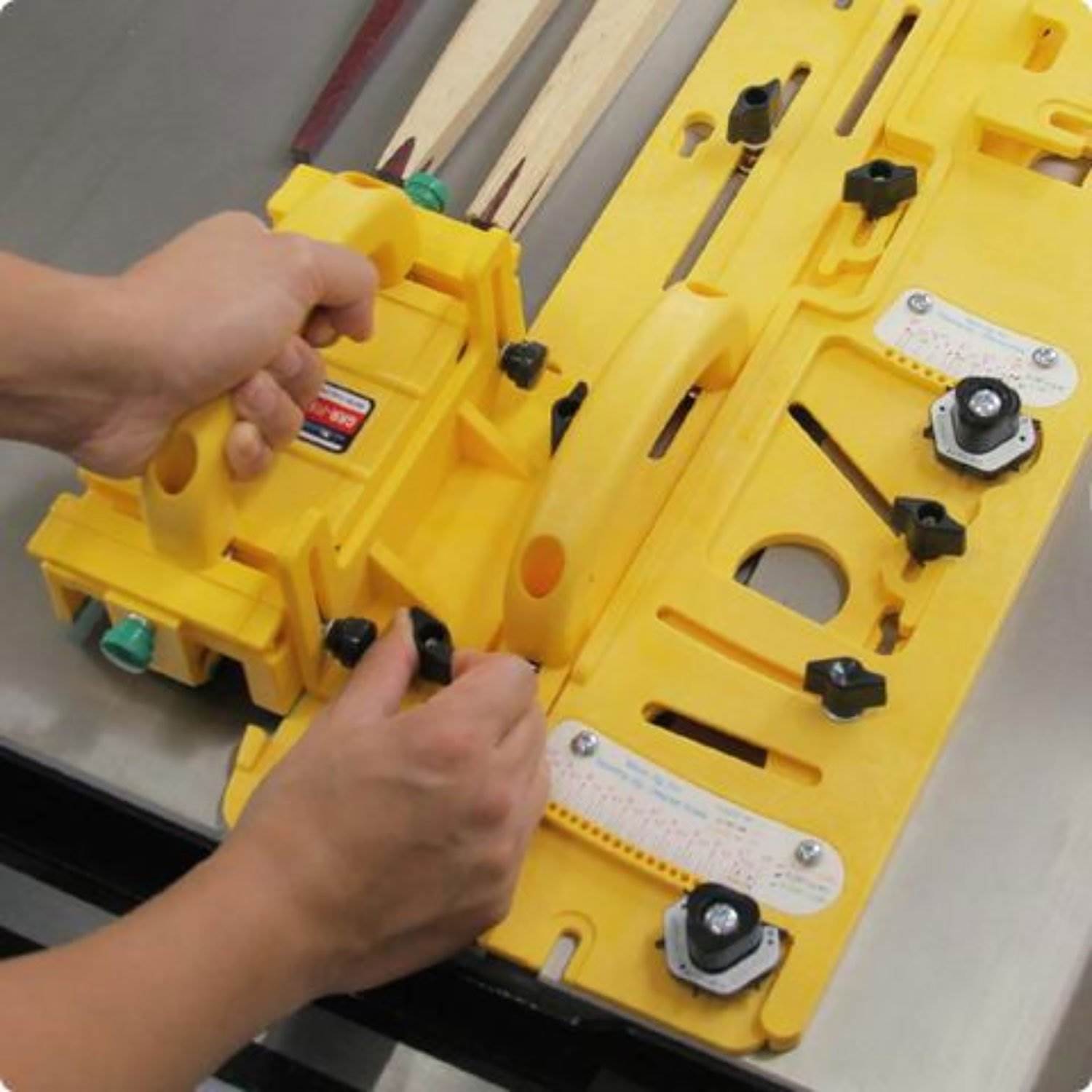 Microjig TJ5000 Woodworking Microdial Table Saw Tapering Jig Accessory