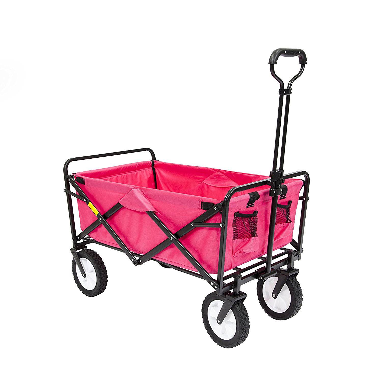 pink wooden wagon