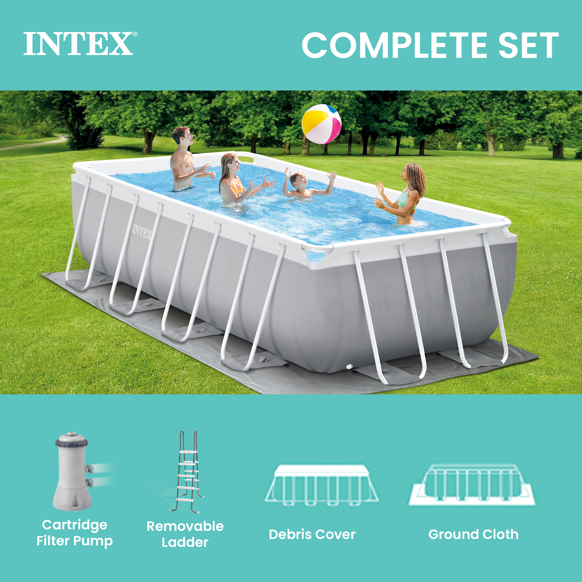 Intex 16' x 8' x 42