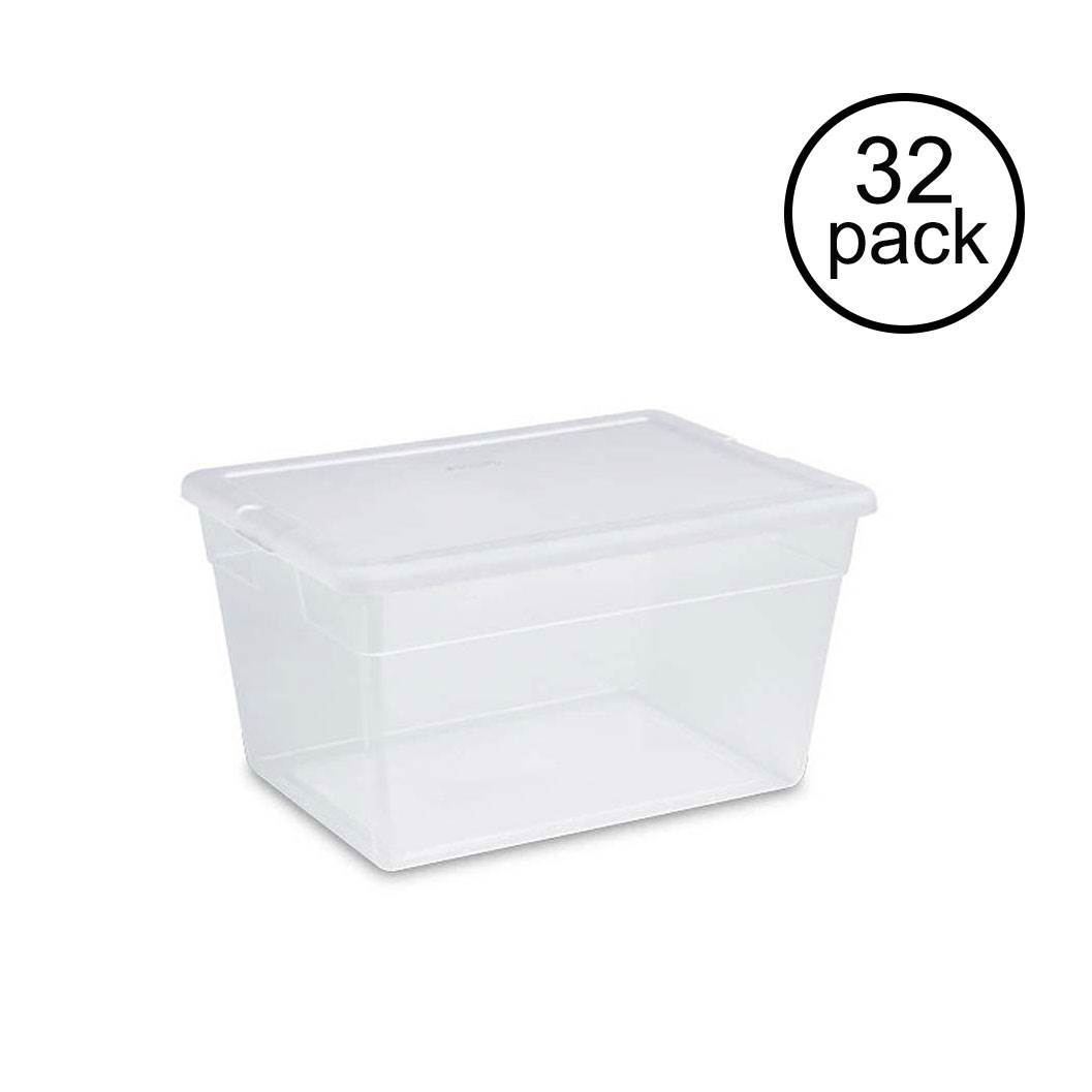 clear plastic shipping boxes