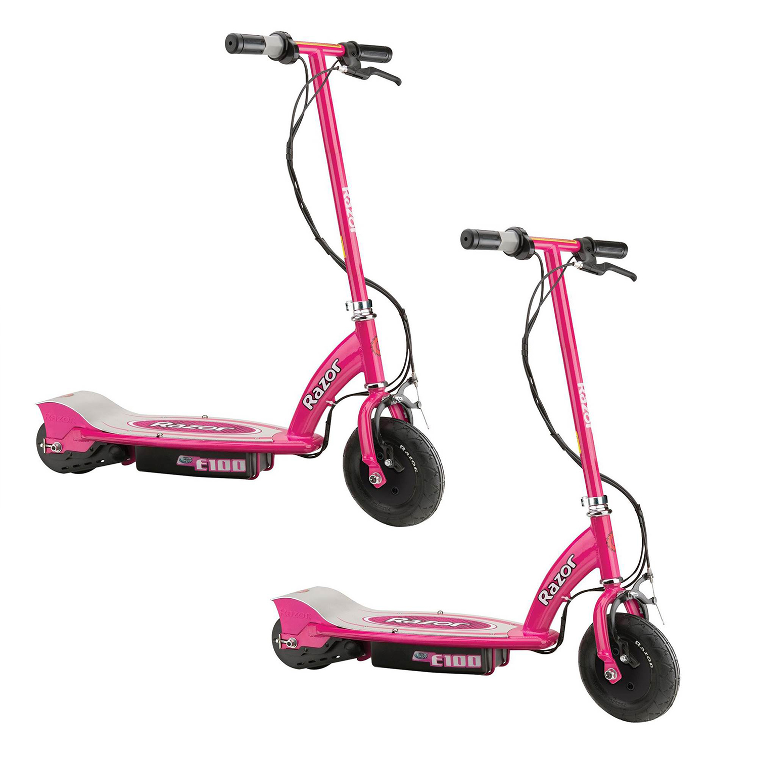 electric ride on scooter pink
