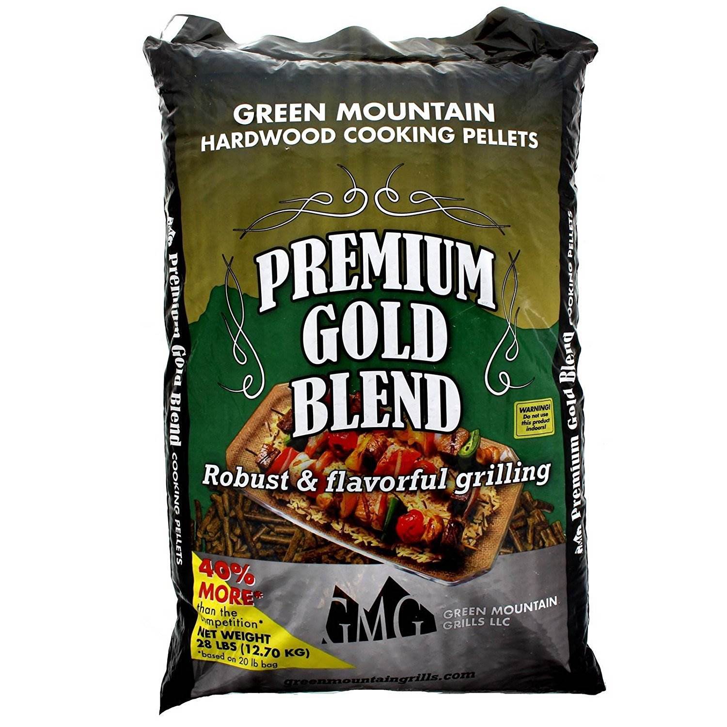 Green Mountain Premium Gold Blend Grilling Pellets, Premium Texas Blend