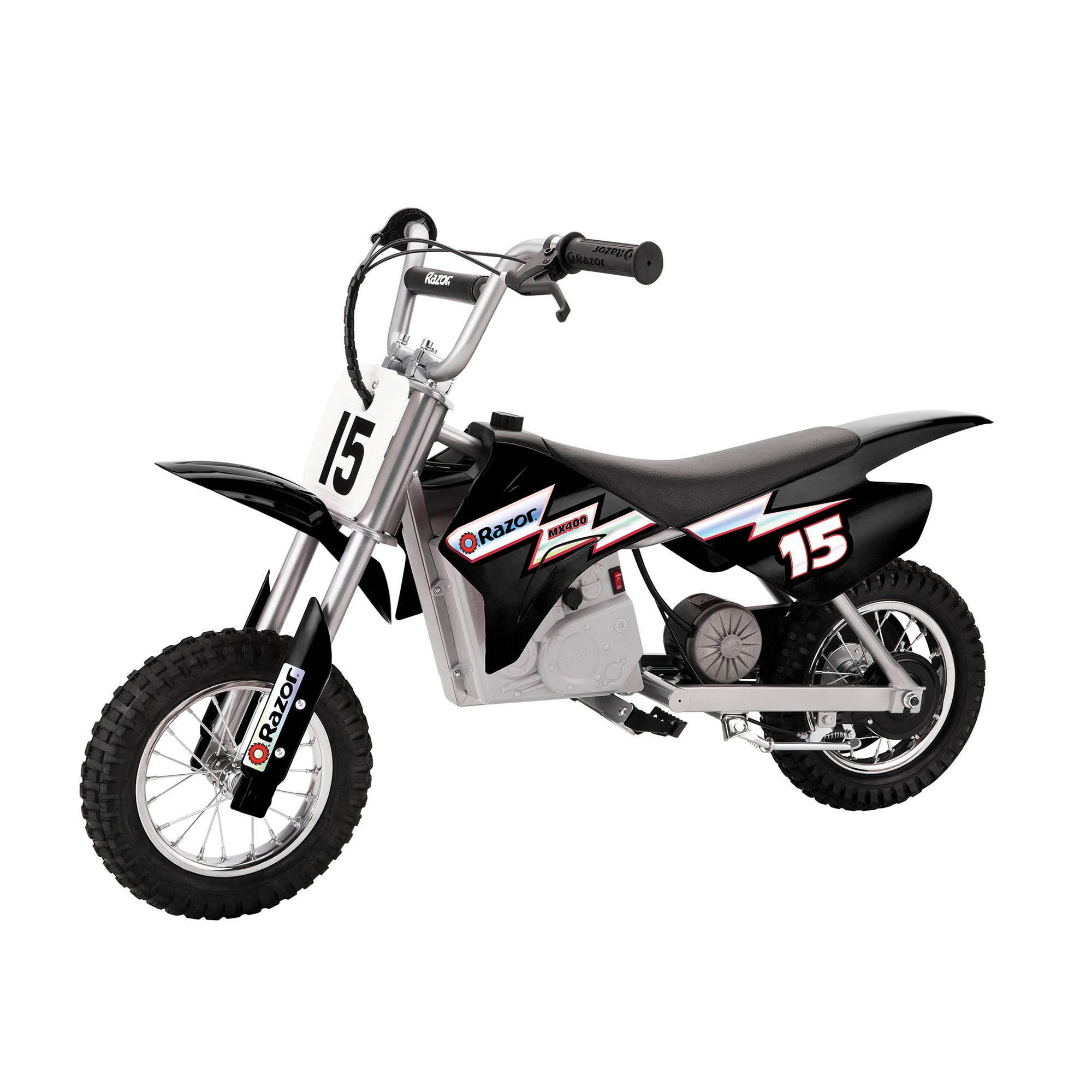 Razor Dirt Rocket Kids Electric Motocross Motorcycle Bikes, 1 Black & 1