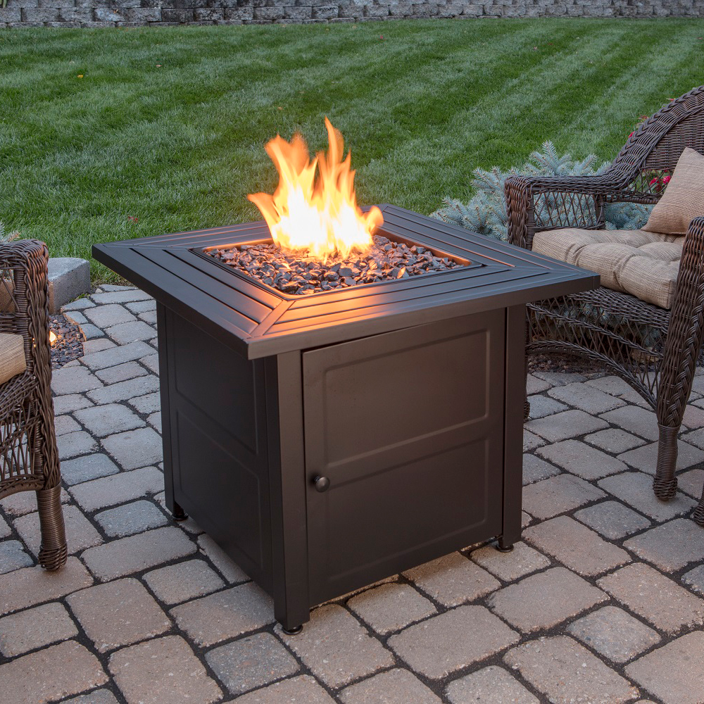 Endless Summer 30 inch Propane Gas Outdoor Fire Pit Table with Black Fire Glass 728649756934 eBay Endless Summer 30 inch Propane Gas Outdoor Fire Pit Table with Black Fire Glass 728649756934 eBay