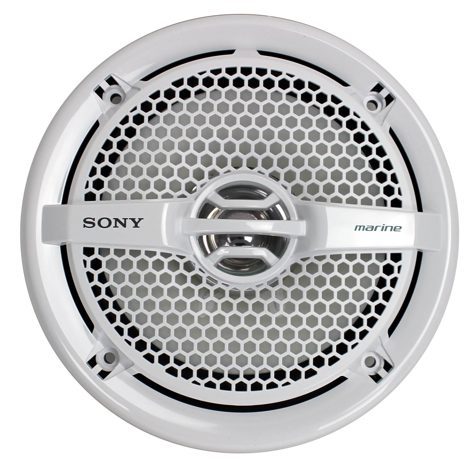 Sony 6.5" 140 Watt Dual Cone Marine Stereo Speakers, White (Open Box