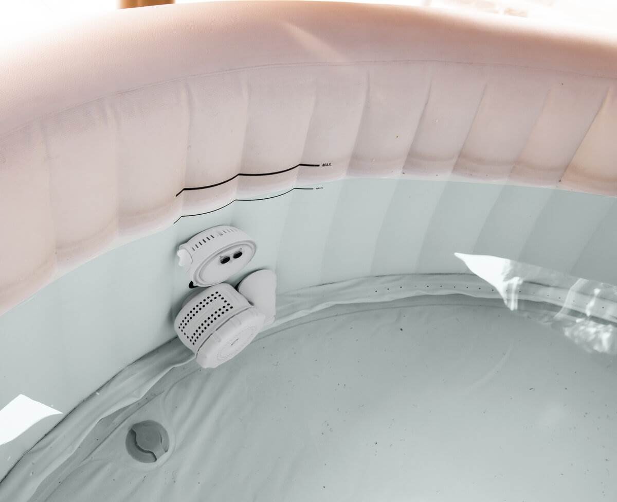 Intex Inflatable PureSpa 6Person Portable Hot Tub, LED Light