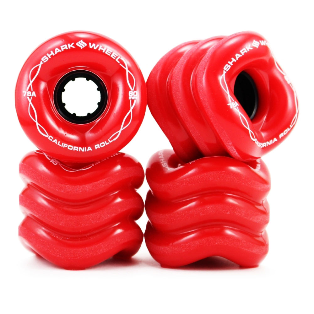 Shark Wheel California Roll 60mm 78A Small Skateboard Wheels, Red (Open Box) 856714005226 eBay