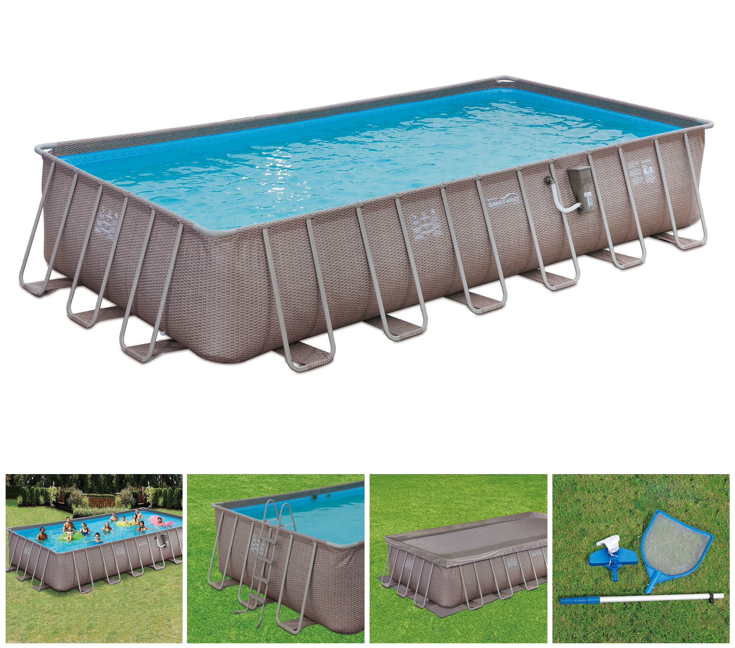above ground rectangle pool