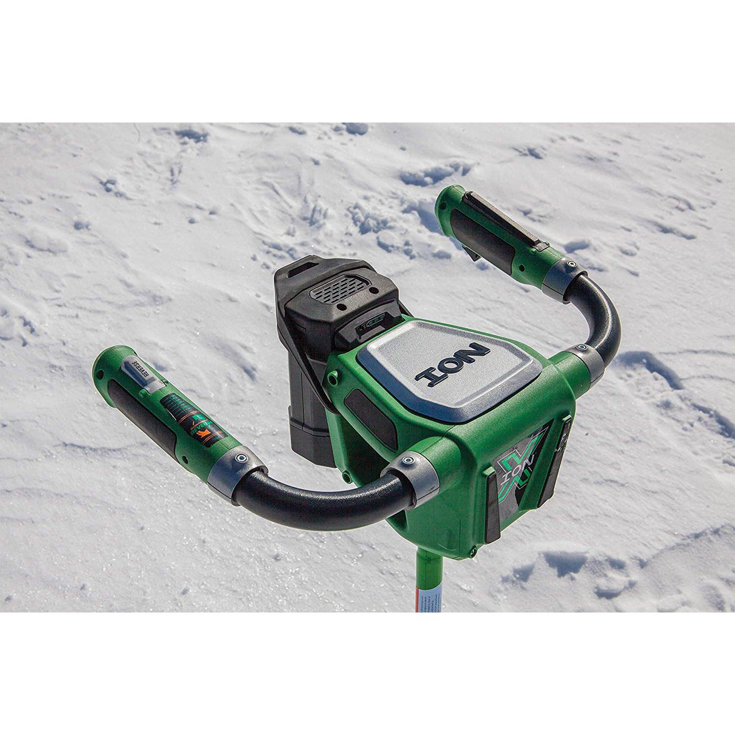 ION 29300 X 40V 5 Amp Electric 10 Inch Complete Ice Auger w/ Reverse