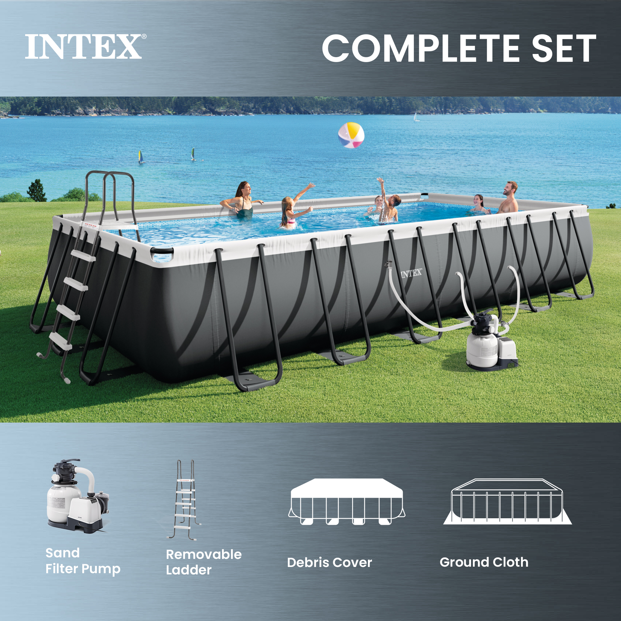 Intex 24'x12'x 52