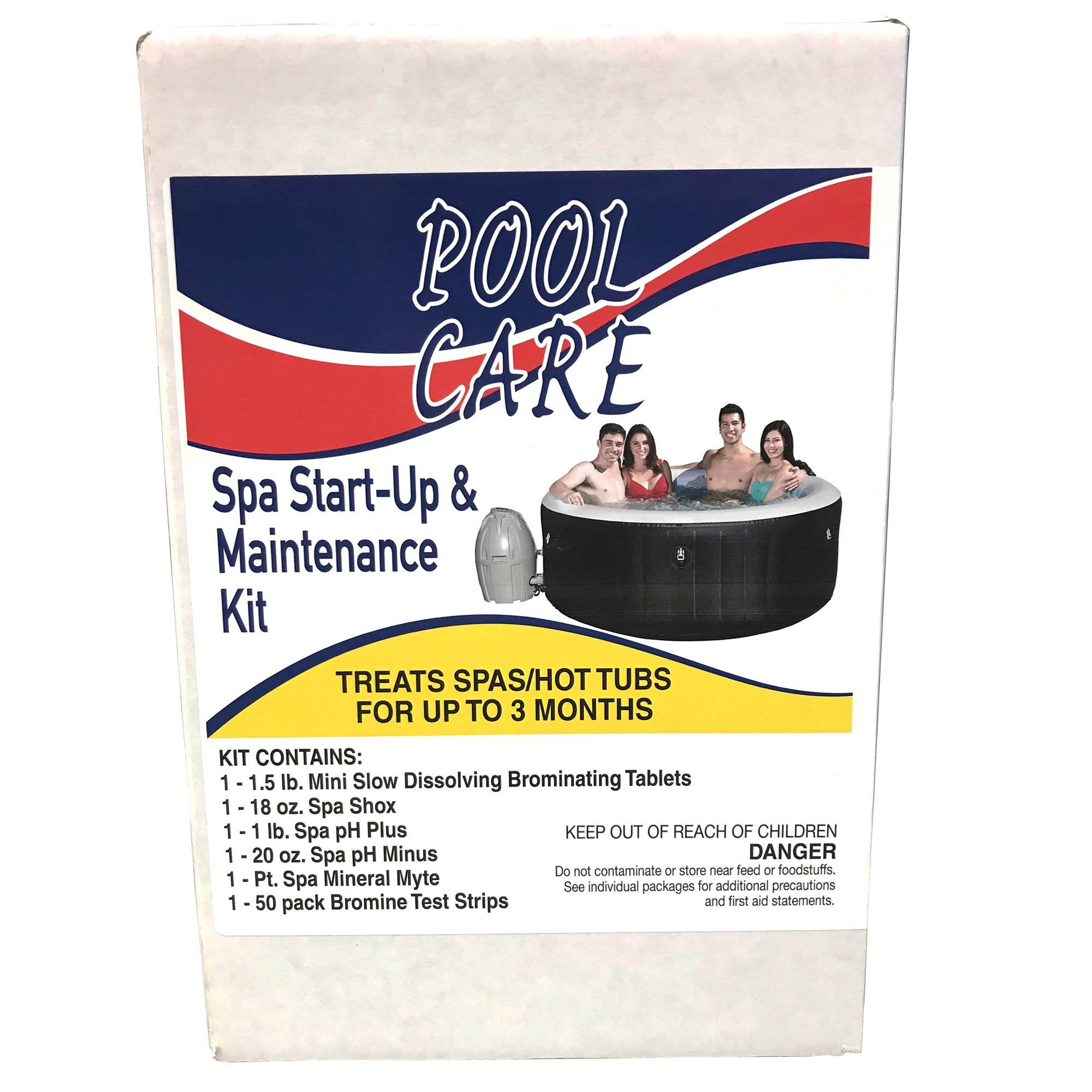 Pool Care 3 Month Spa Hot Tub Chemical Maintenance Kit ...