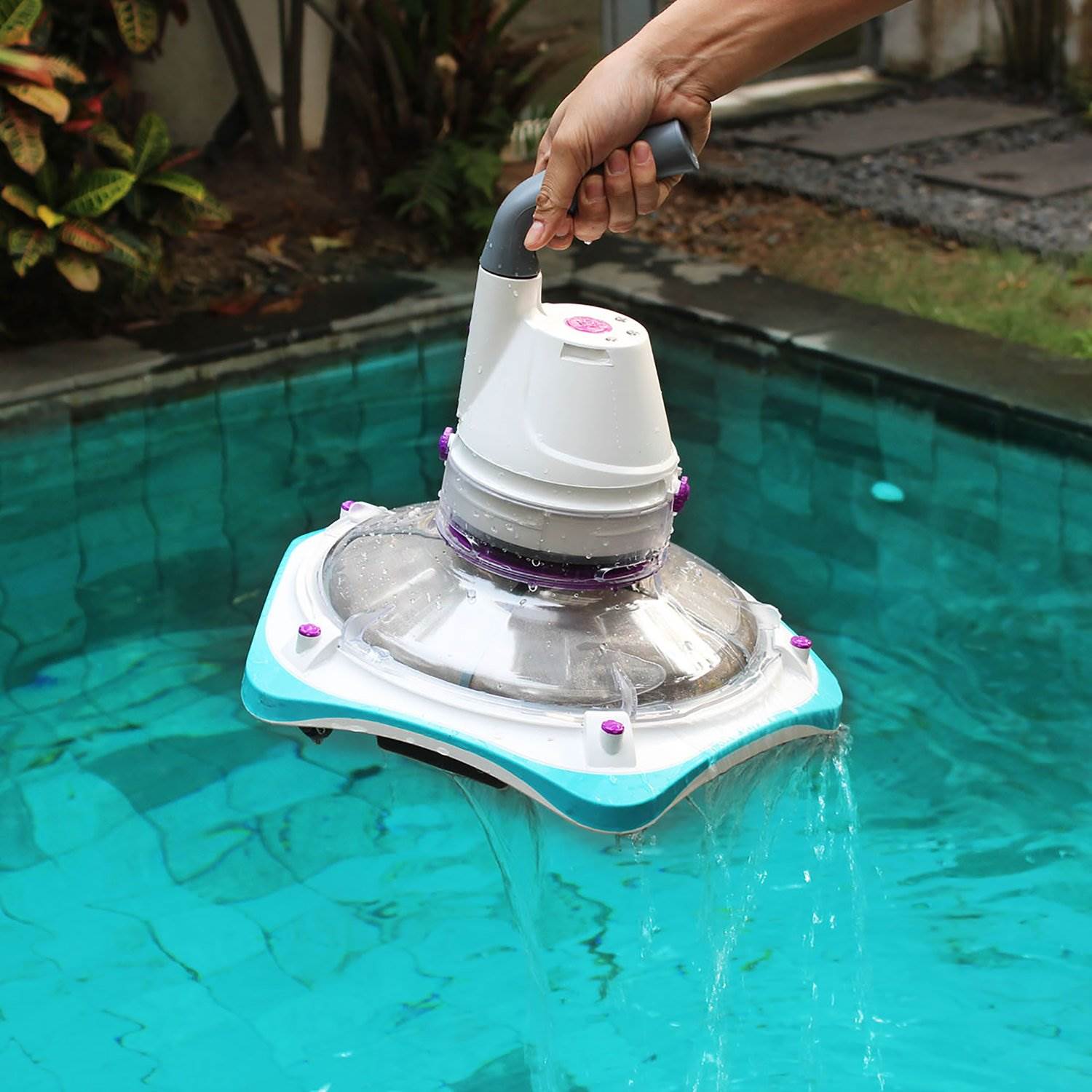 Kokido Telsa 80 Rechargeable Electric Underwater Pool Vacuum Cleaner 2