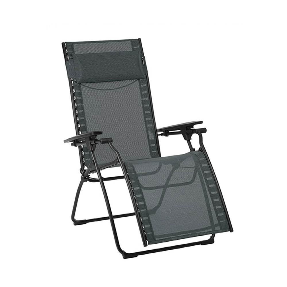 Lafuma Evolution Zero Gravity Indoor Outdoor Recliner Chair, Obsidian