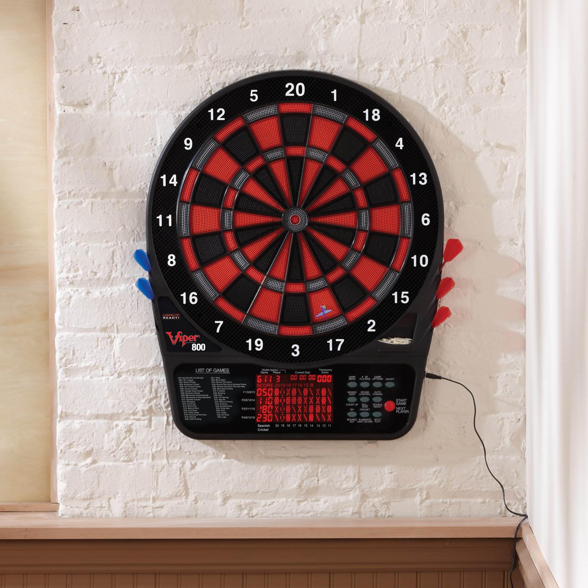 Viper 800 Electronic Soft Tip Dartboard Set w/ Darts (Open Box