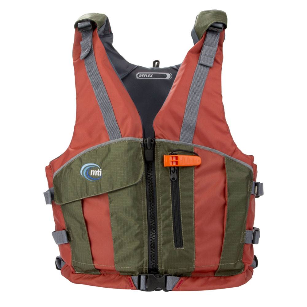 MTI Life Jackets Reflex Padded Adult M/L Life Jacket Water Safety Vest