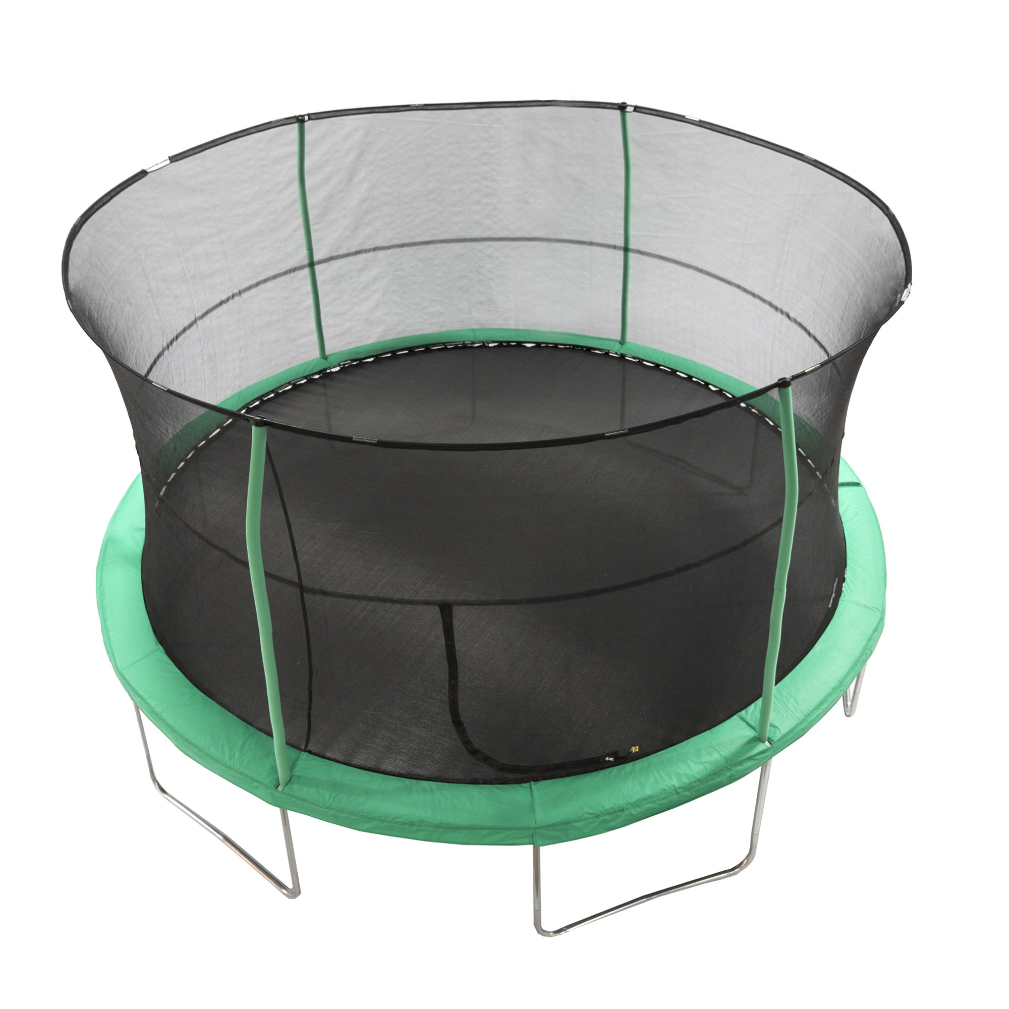 Jumpking 14 Foot Padded Enclosed Round Trampoline With G3 Poles