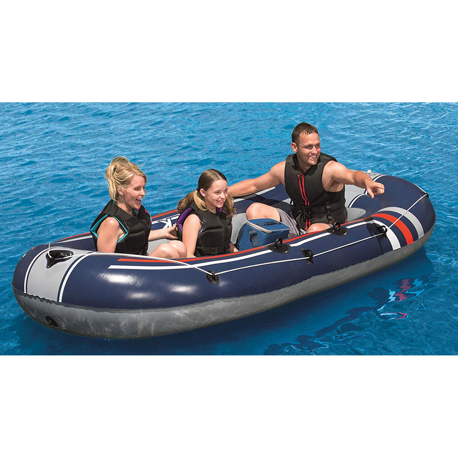 Bestway Hydro Force Treck Heavy Duty Inflatable 3 Person Water Raft
