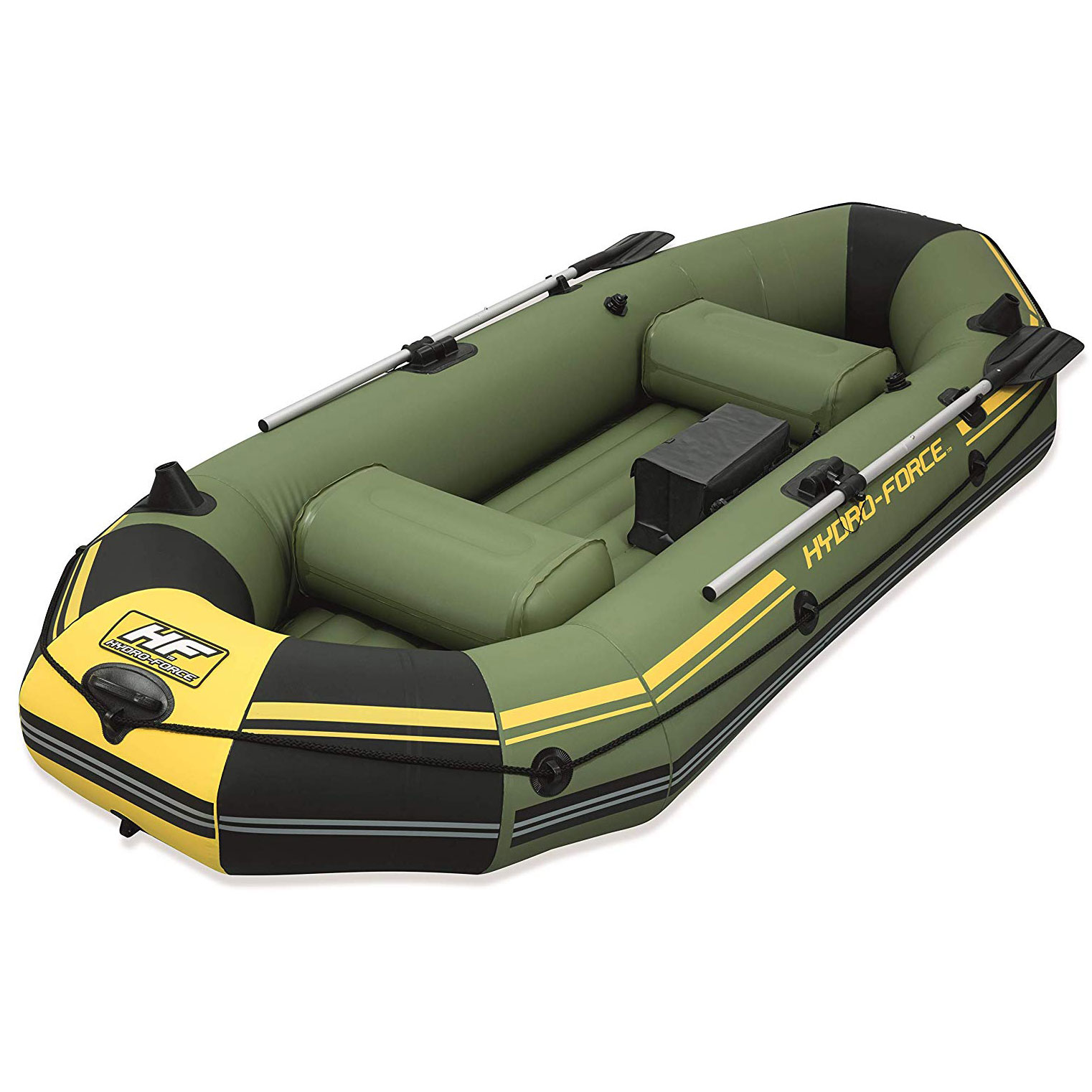 Bestway Hydro Force Marine Pro Inflatable Boat Raft w/ Pump & Aluminum