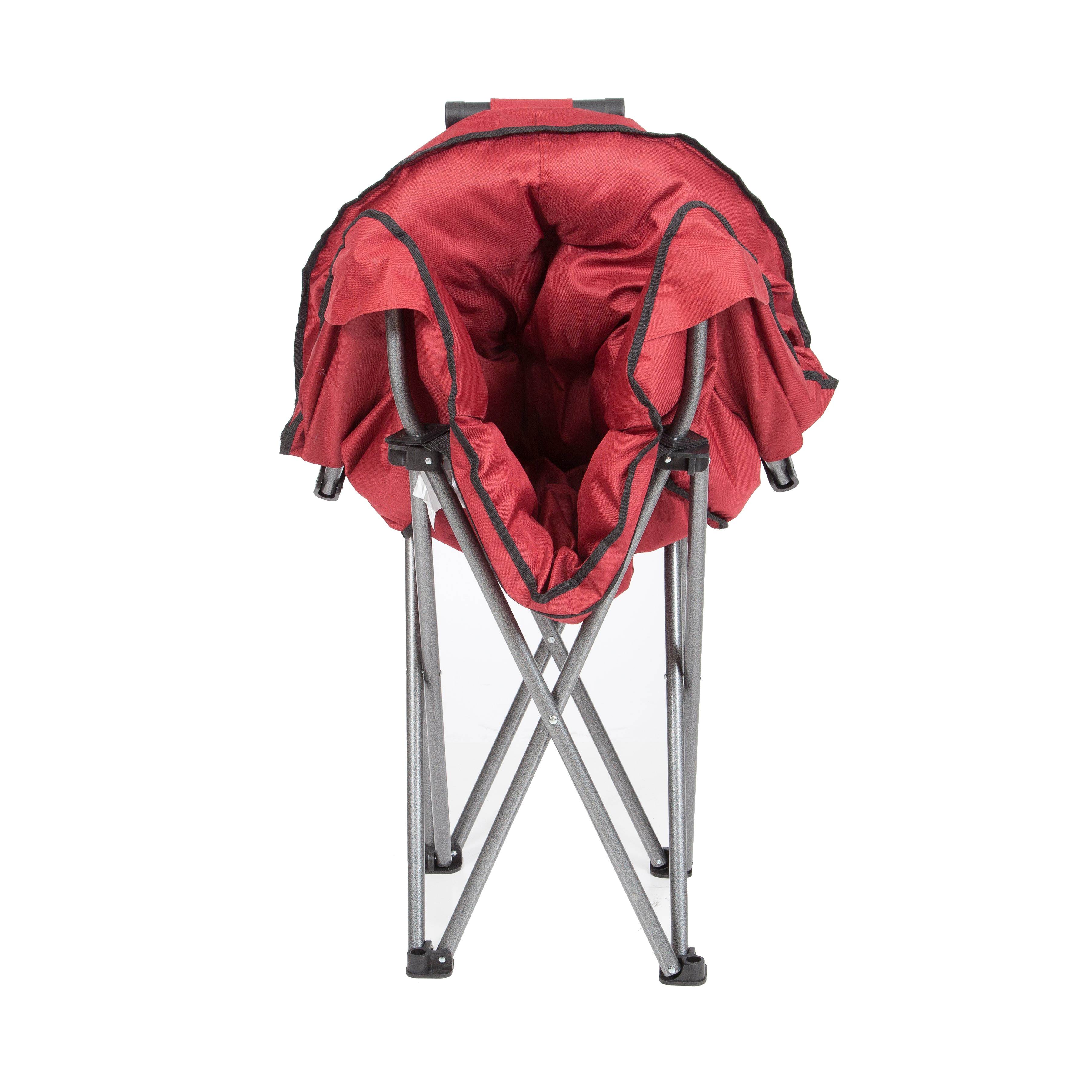 Mac Sports Folding Padded Outdoor Club Camping Chair with Carry Bag