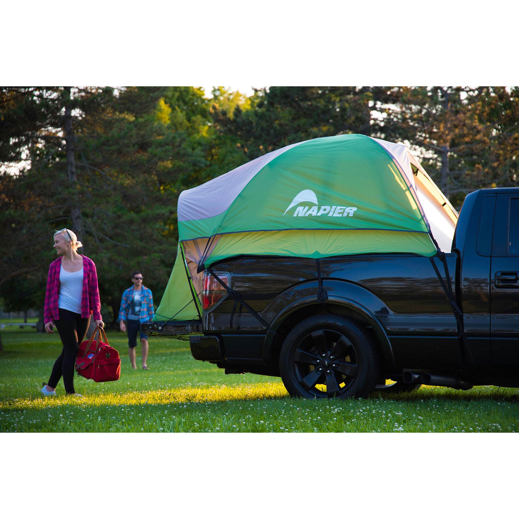 Napier Easy Setup 3Season 2Person Floorless Truck Bed Tent with Rain Fly, Gray eBay