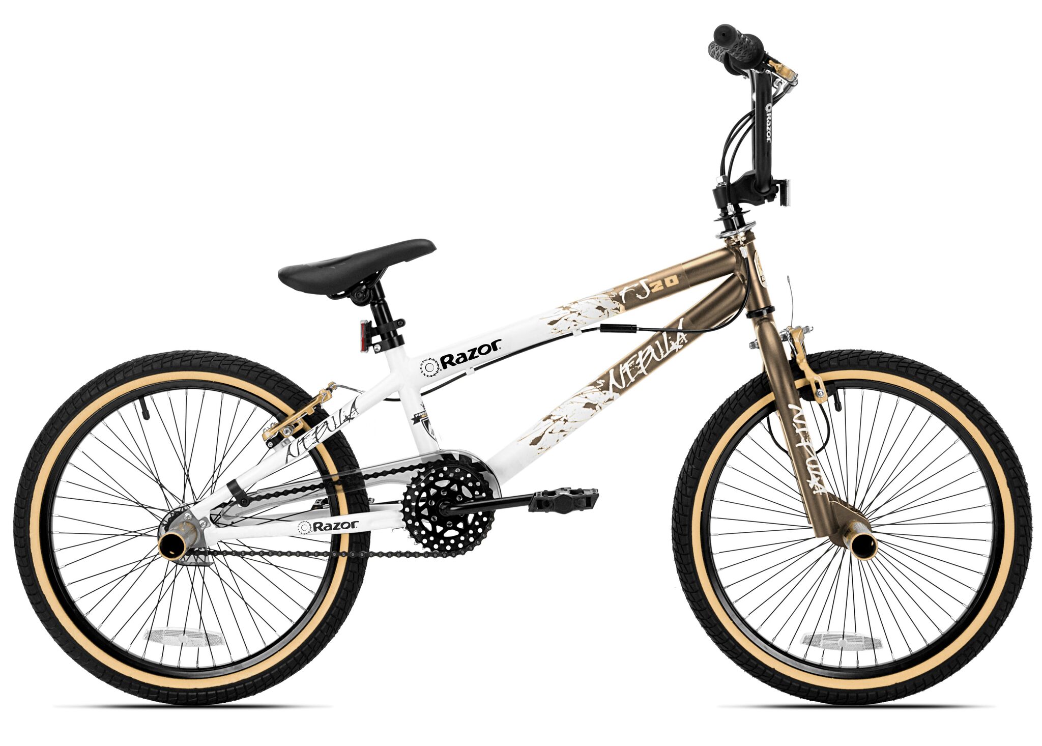 Razor 82034 Nebula Single Speed 20-Inch Wheel Freestyle Trick BMX Bike ...