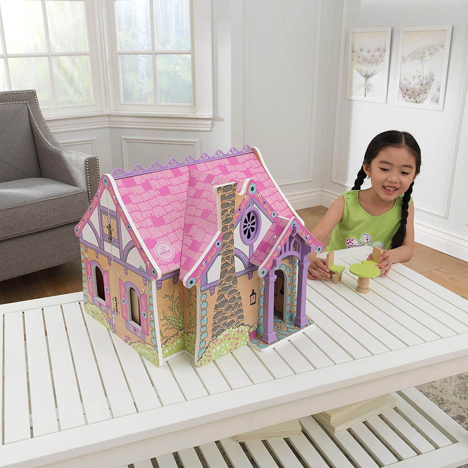 kidcraft wooden dollhouse