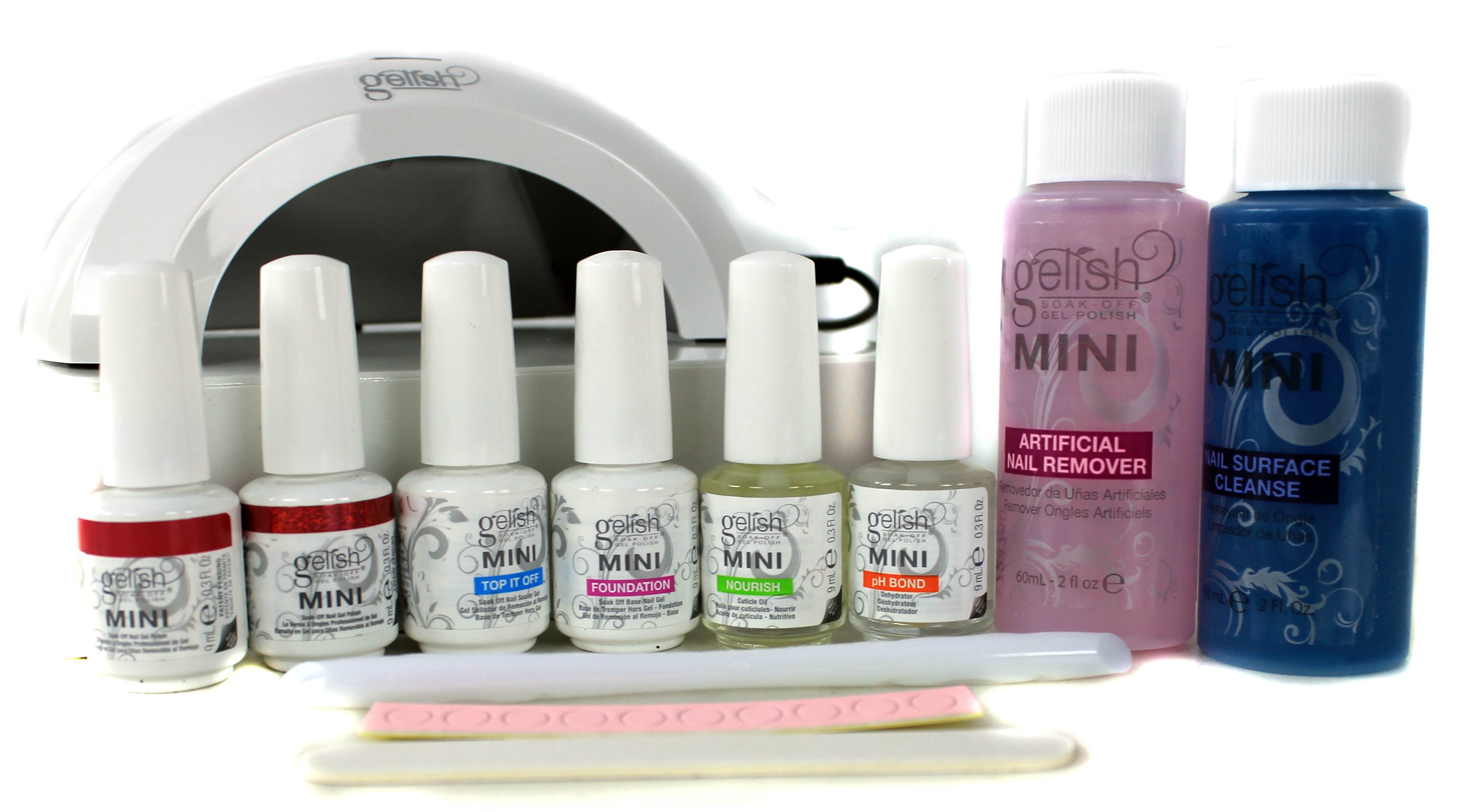 8. Gelish Mini French Manicure Nail Polish Kit - wide 7