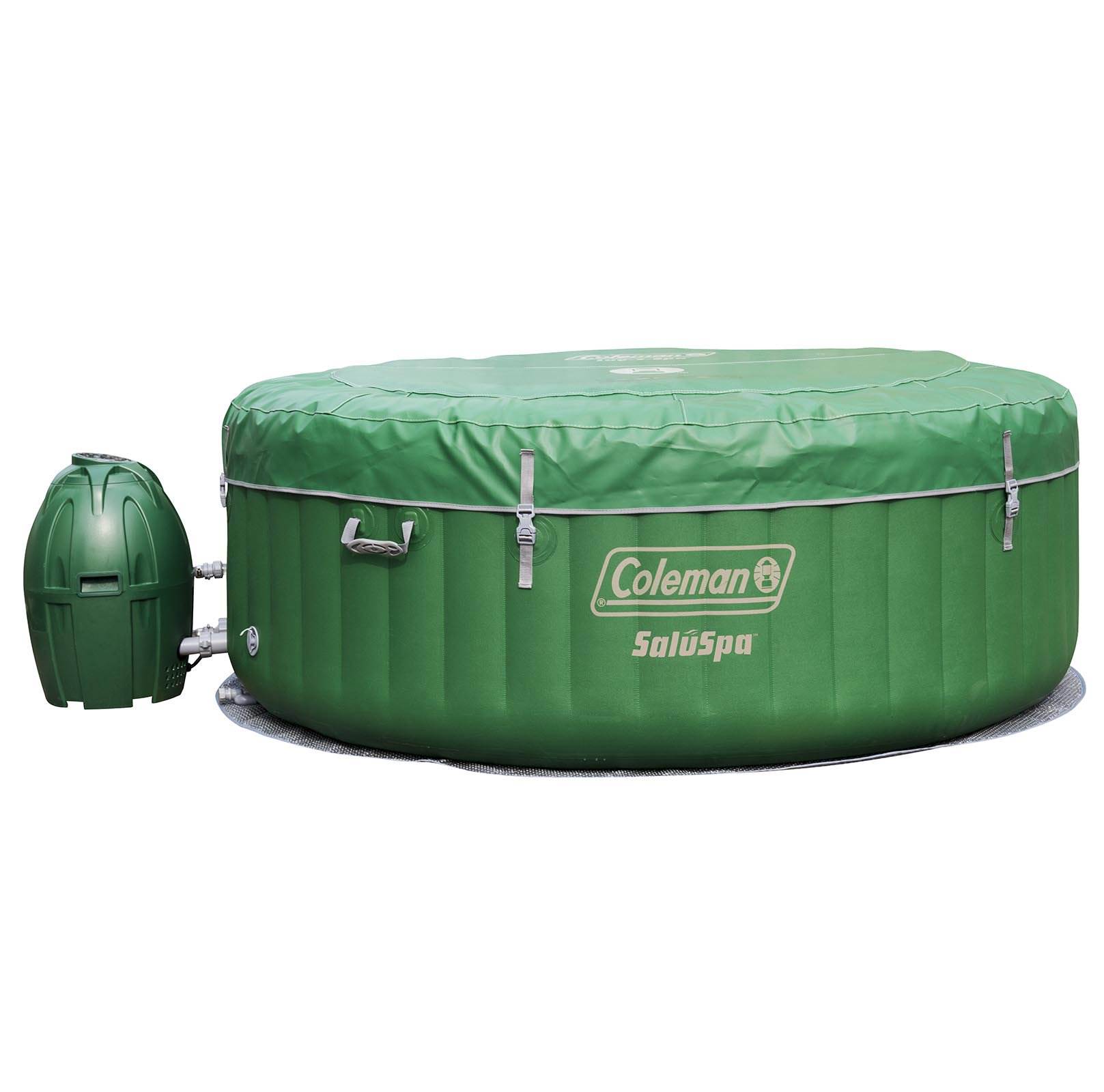 Coleman SaluSpa 6 Person Inflatable Outdoor Hot Tub w/ Chemical