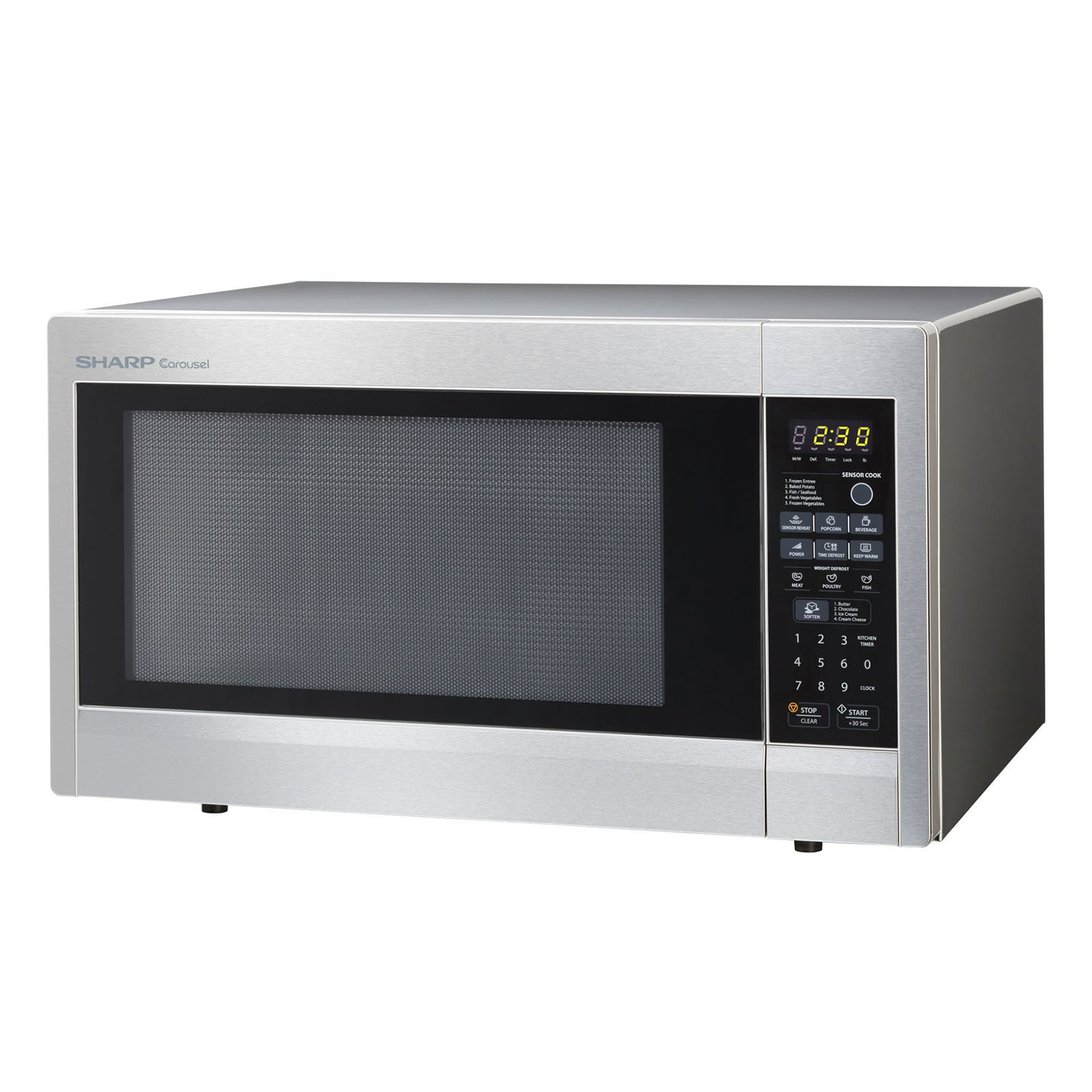 Sharp 1200 Watt Carousel Countertop Microwave Oven (Certified