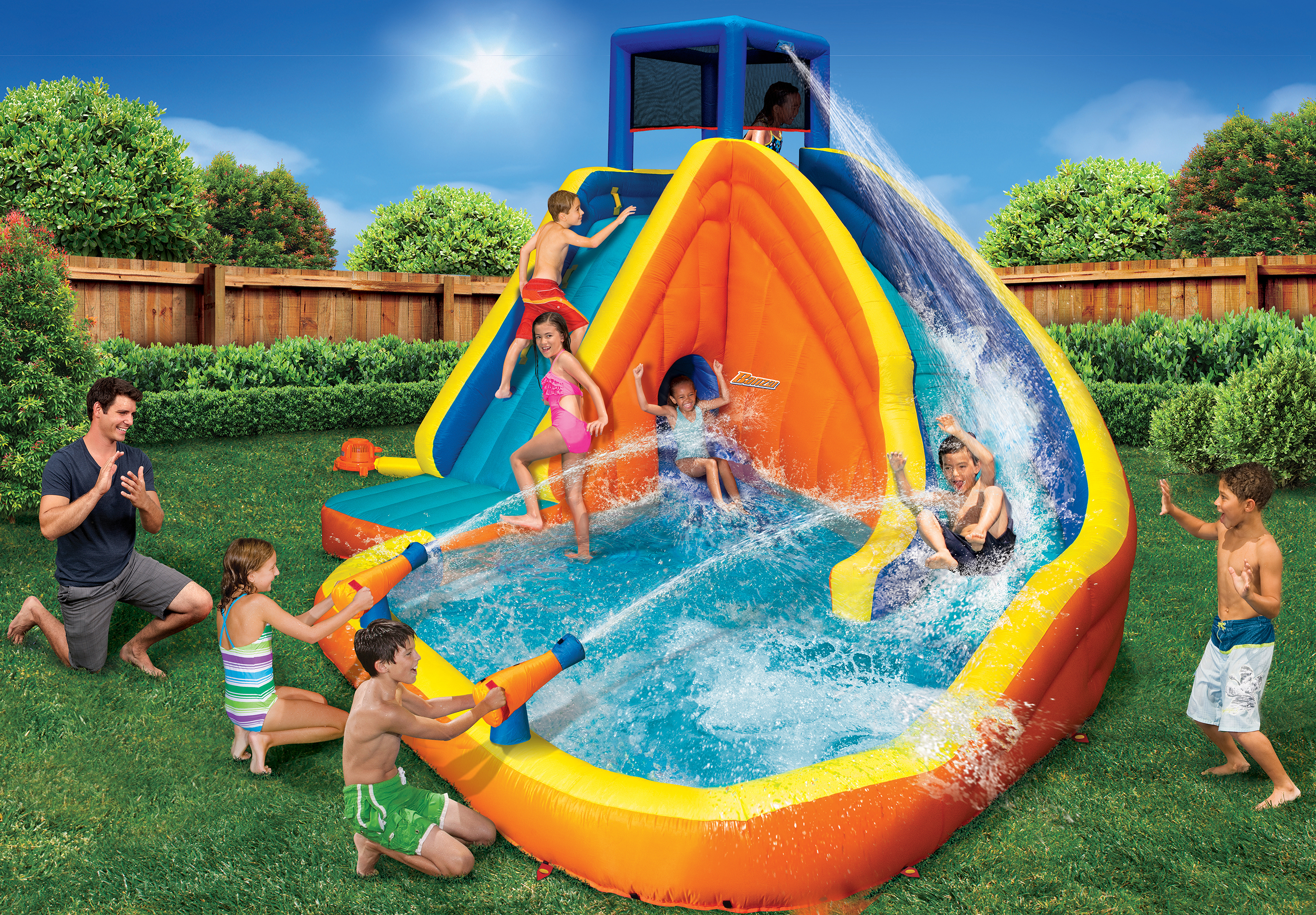 banzai inflatable slide