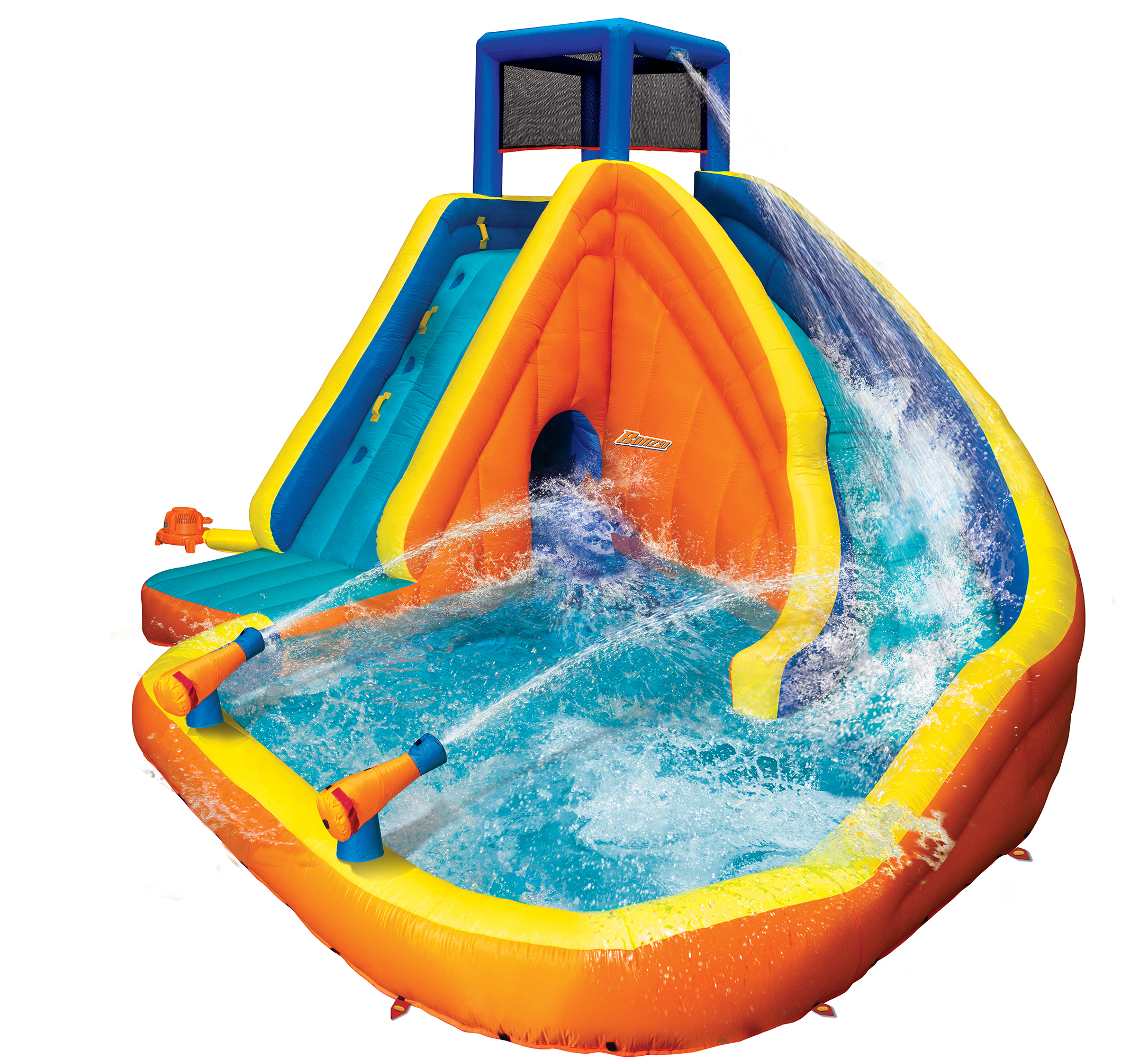 banzai sidewinder falls inflatable water slide