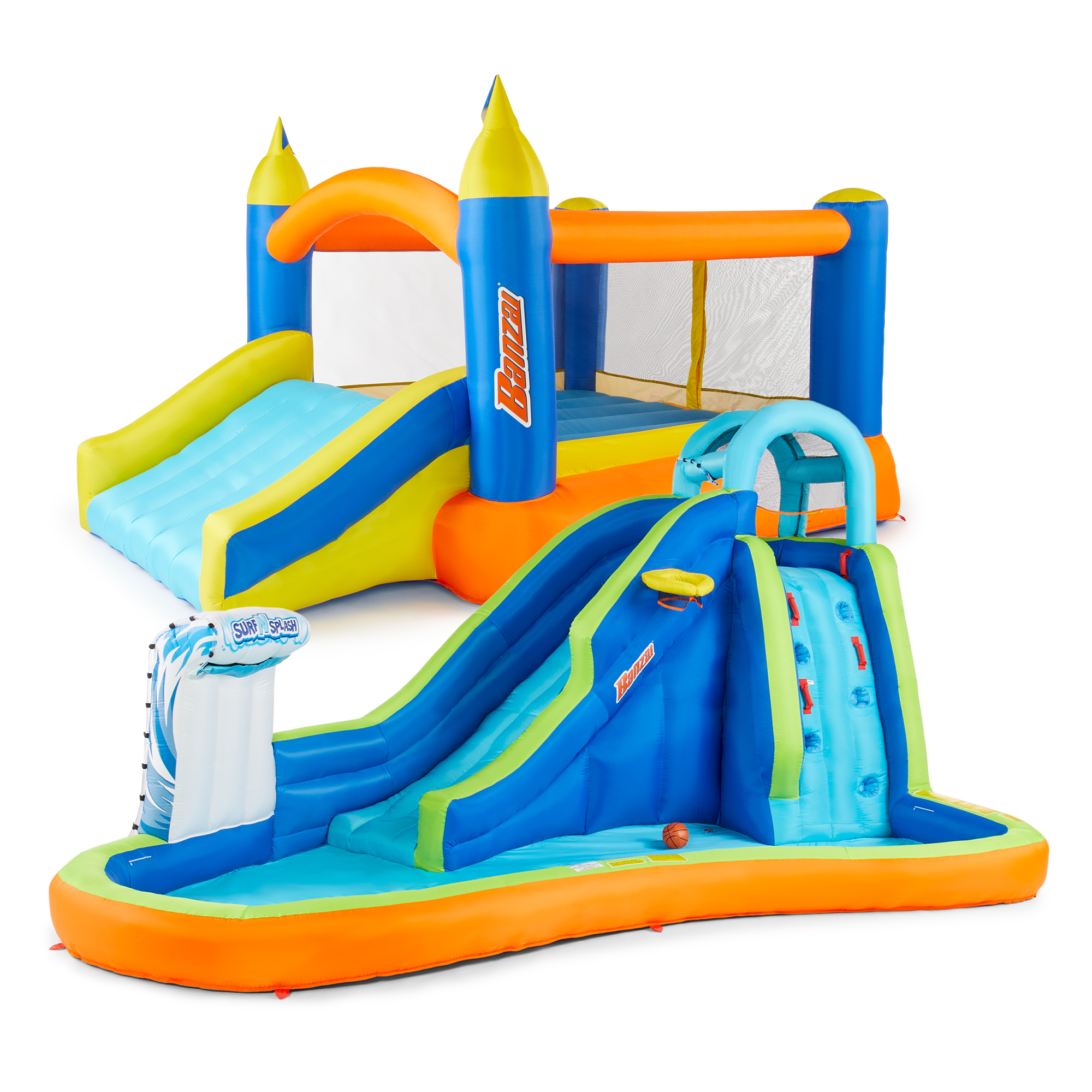 banzai water slide bounce house