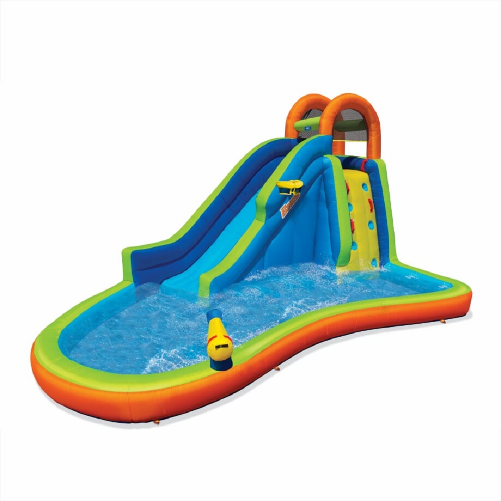 Banzai Big Blast Kids Inflatable Water Park Playground and Water Slide (Used) | eBay