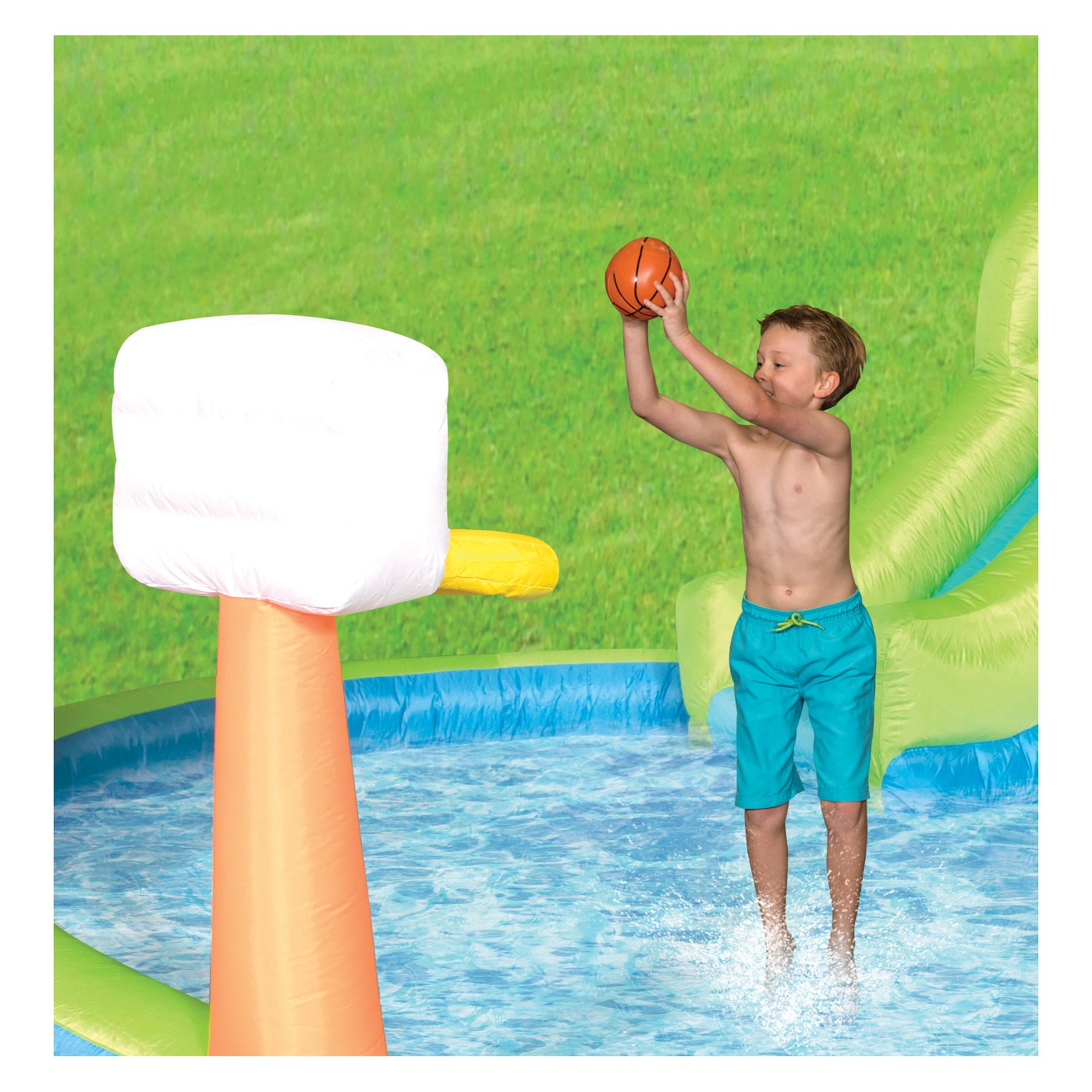 magic time inflatable water slide