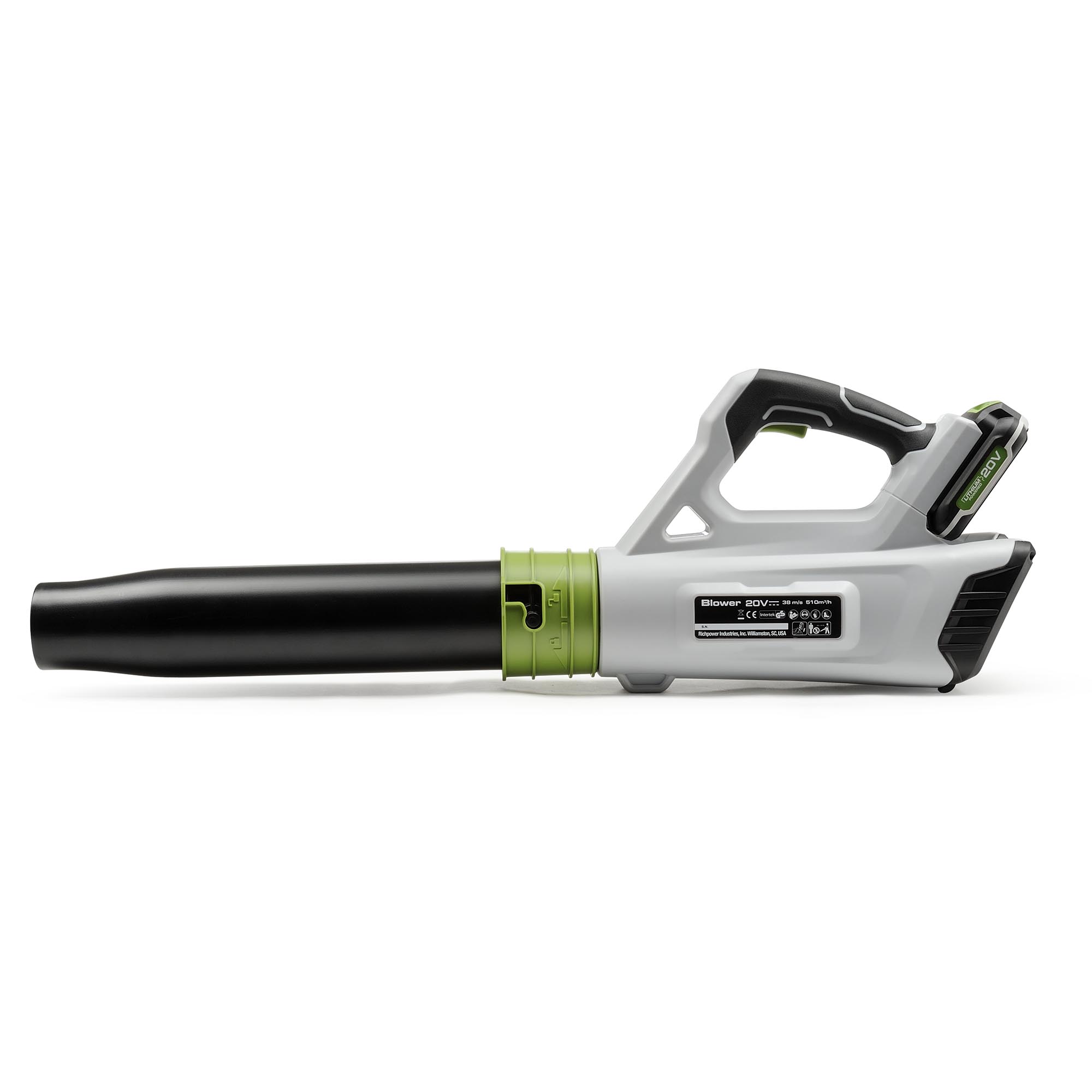 PowerSmith 20V Lithium Ion Battery Powered Cordless Jet Leaf Blower