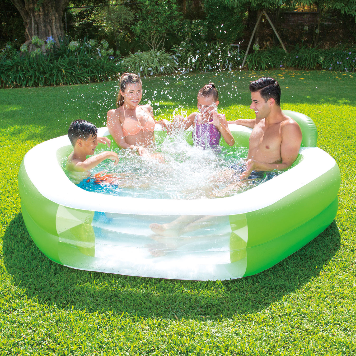 hexagon inflatable pool