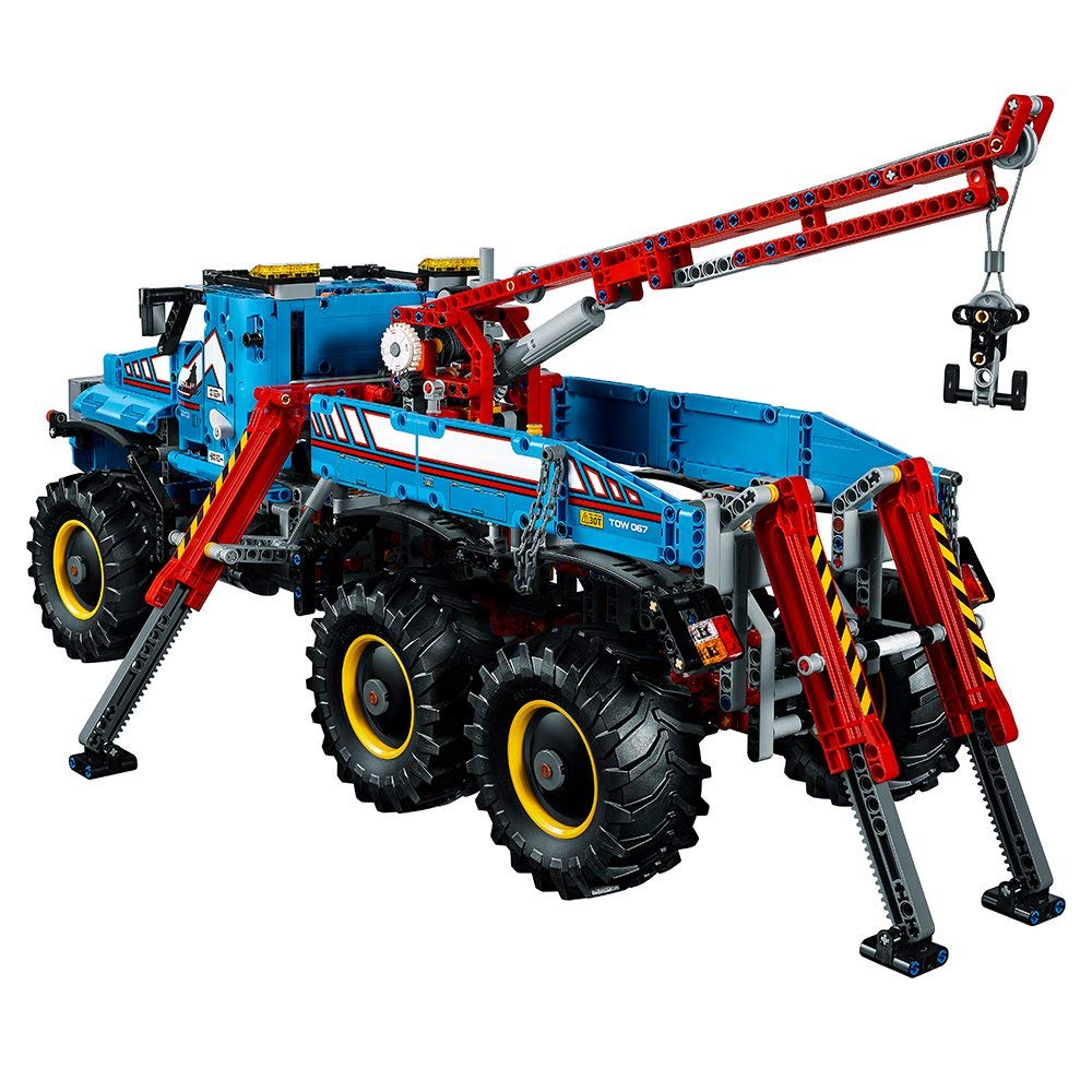 blue lego technic truck