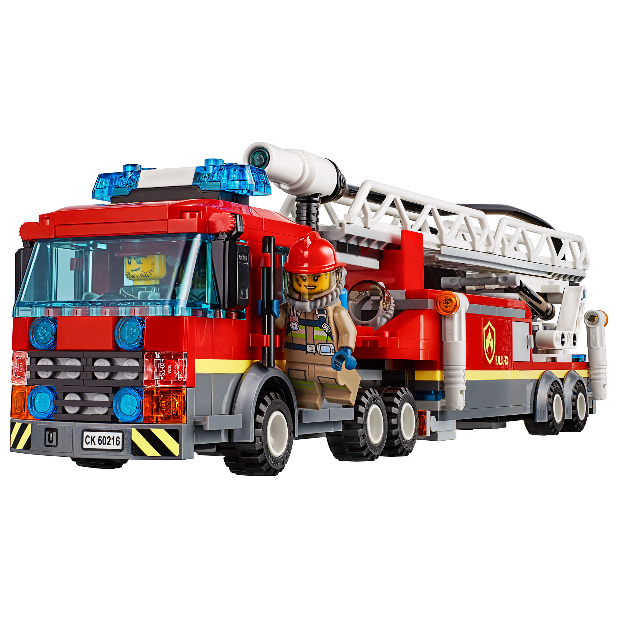 LEGO City 60216 Downtown Fire Brigade Block Building Kit with 7 ...