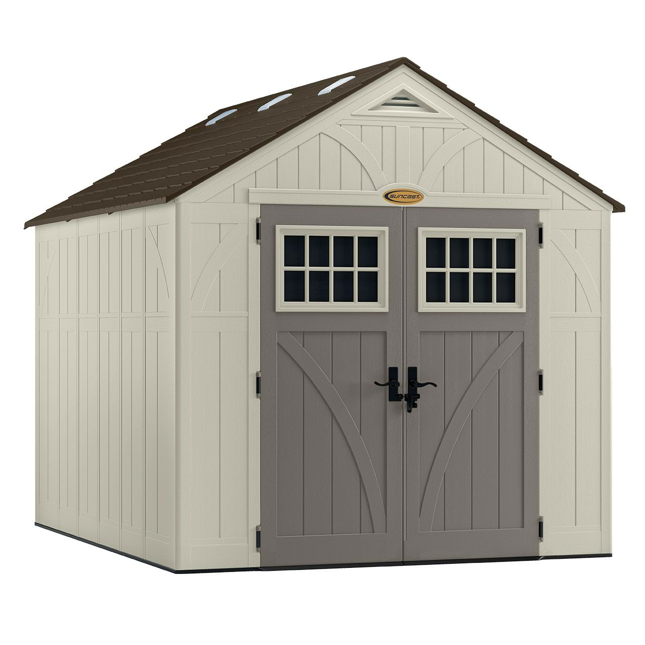 Suncast Tremont 574 Cubic Feet Resin Backyard Storage Shed 