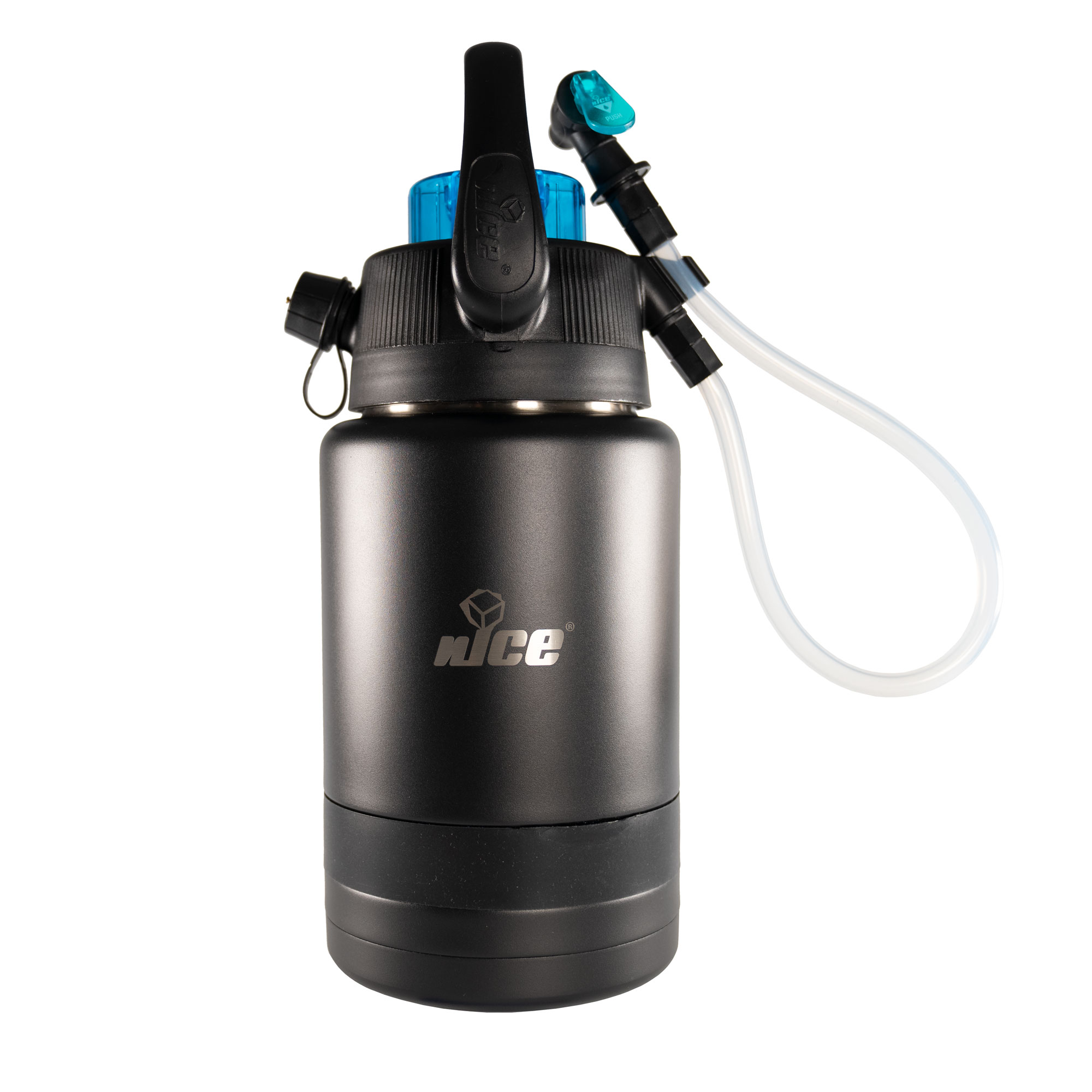 nICE Coolers Pump2Pour 1 Gallon Insulated Jug with Hose and Spout