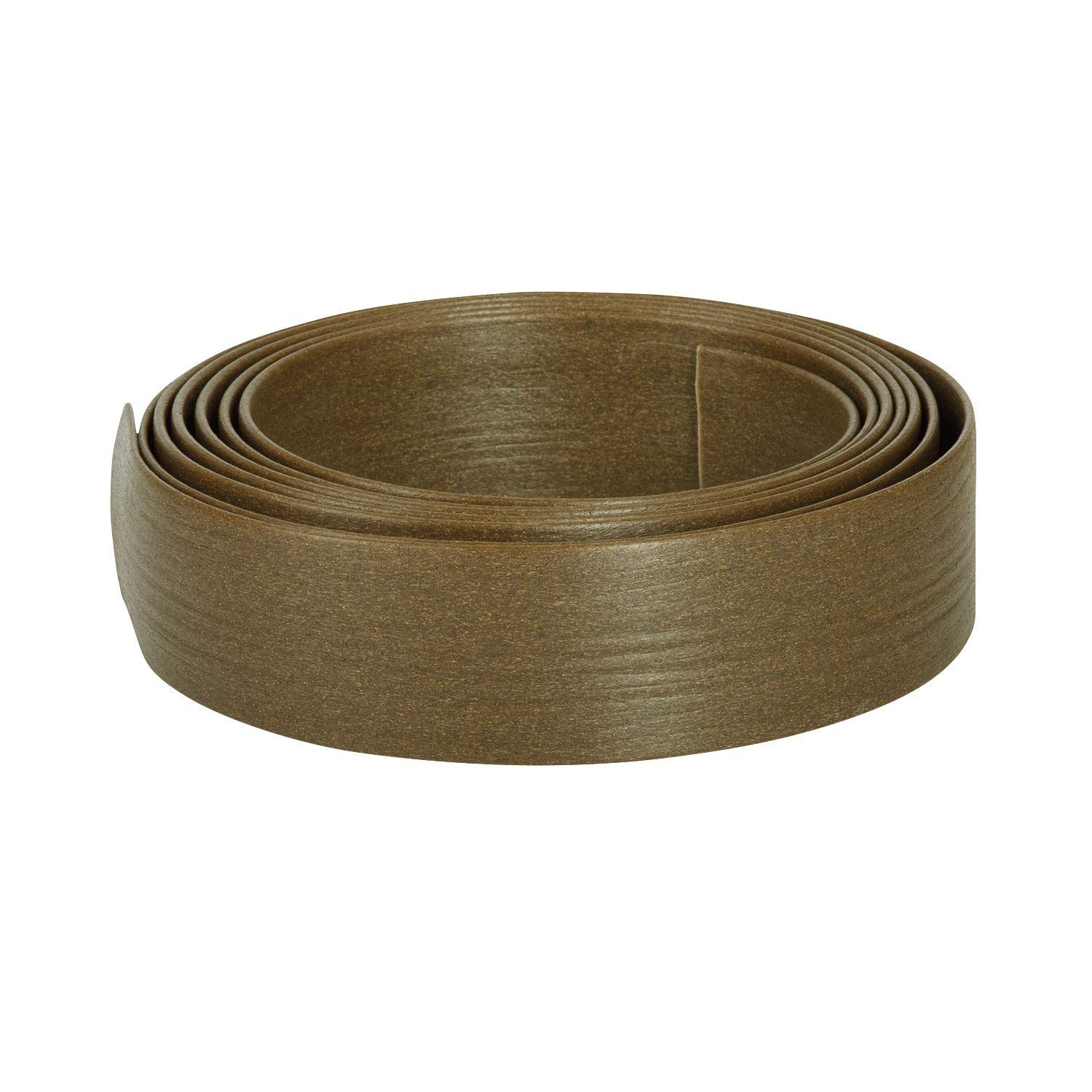 Suncast CE20 Eco Edge Composite Decorative Lawn Edging with Wood Grain Texture