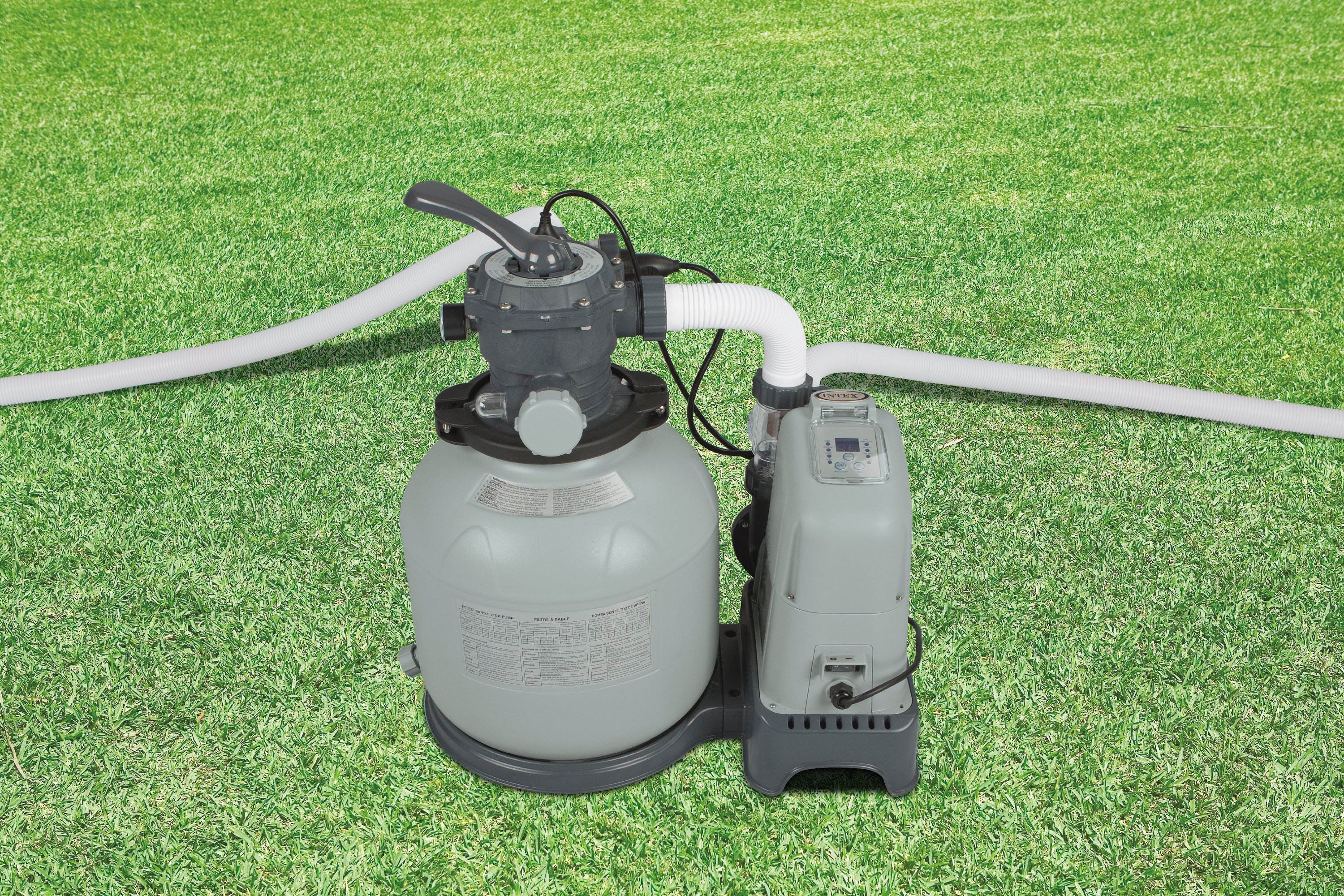 Intex 24ft x 12ft x 51.6in Ultra Frame Pool Set w/ Sand Pump