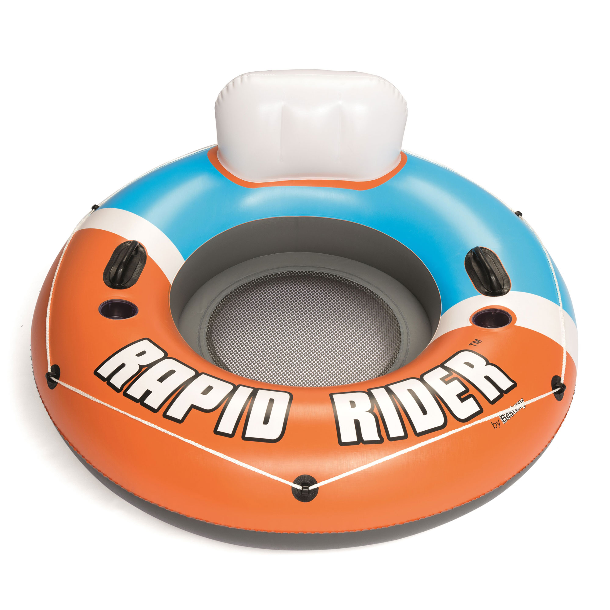 bestway coolerz rapid rider inflatable blow up pool chair tube