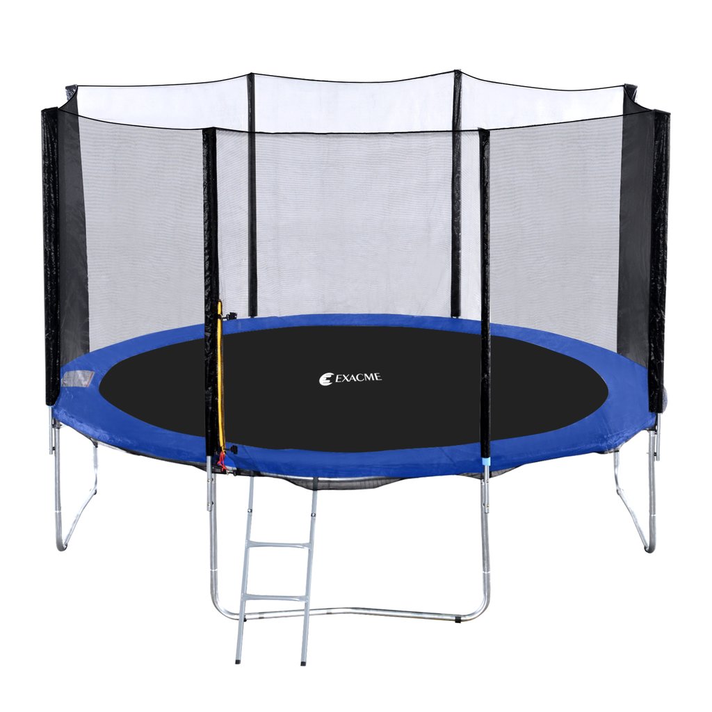 Exacme 14 Foot Round Trampoline with Safety Pad, Enclosure Net, and