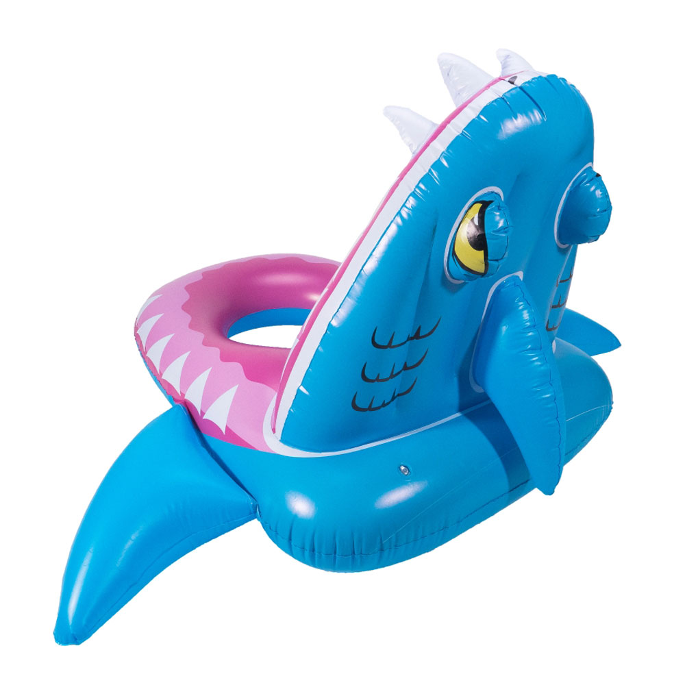 SwimWays 6044161-SW Eaten Alive Inflatable Shark Pool Float for Ages 5 ...