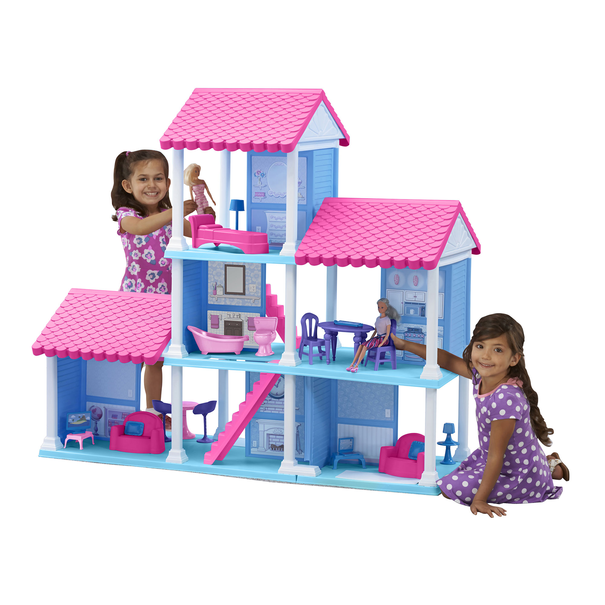 American Plastic Toys Fashion Doll Delightful Doll House w